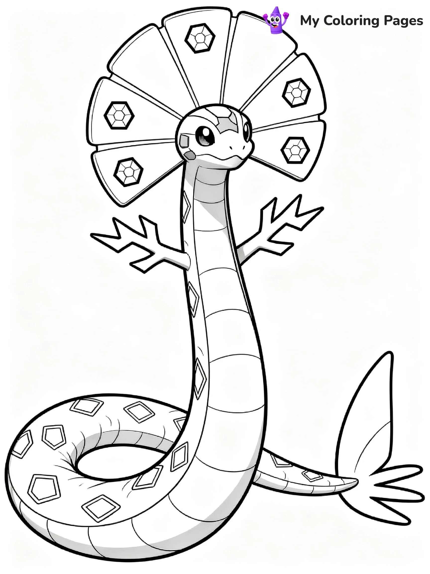 Zygarde Coloring Pages - 17