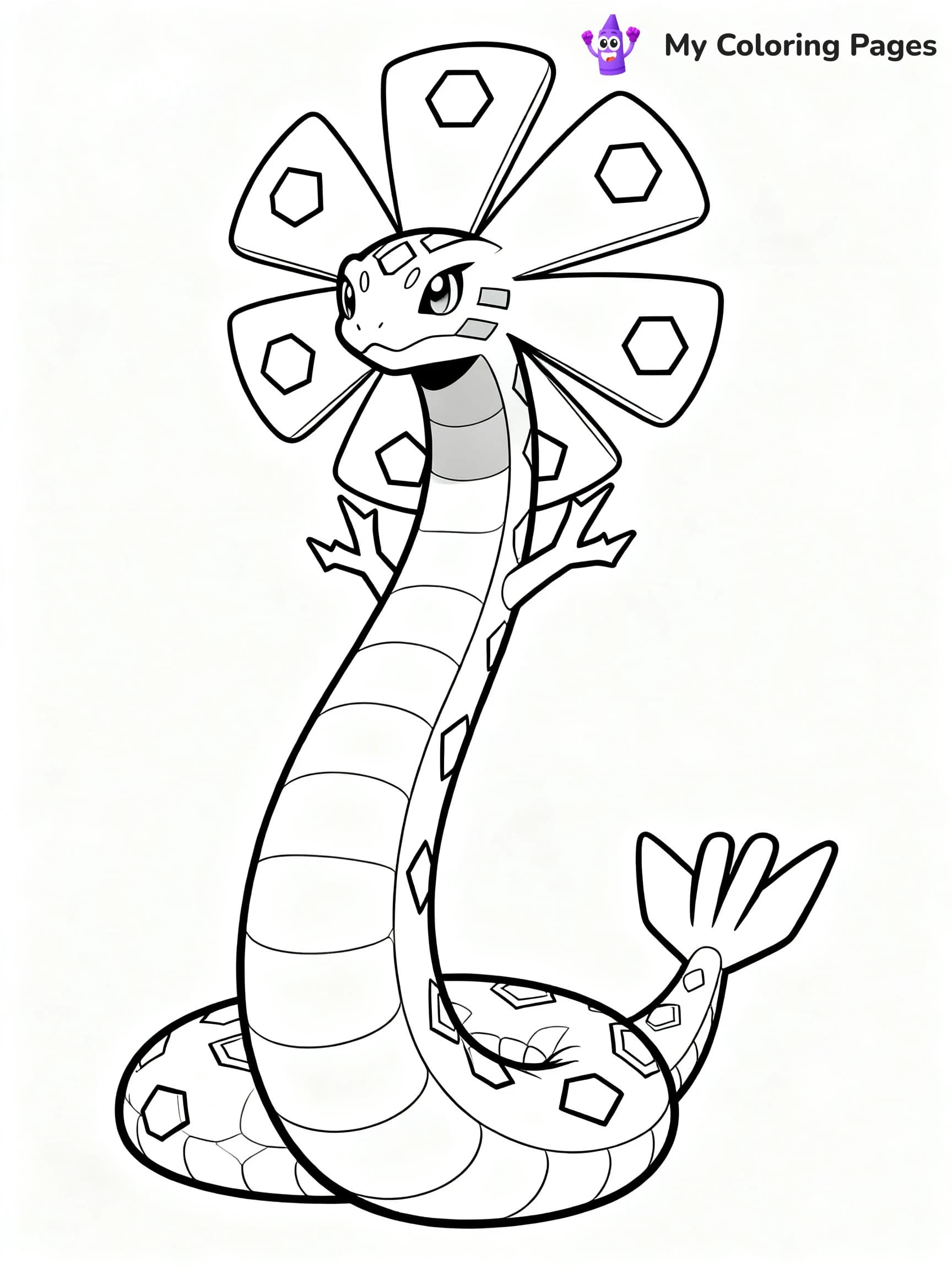 Zygarde Coloring Pages - 16