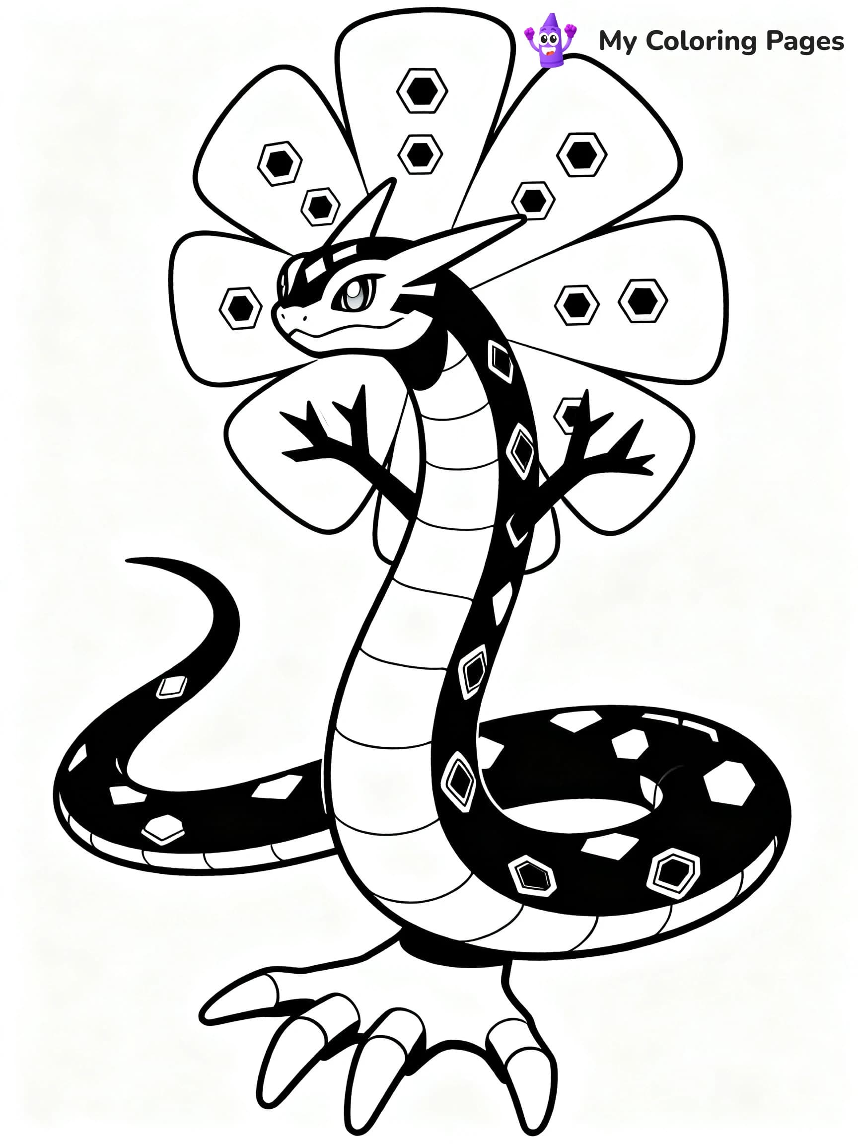 Zygarde Coloring Pages - 15