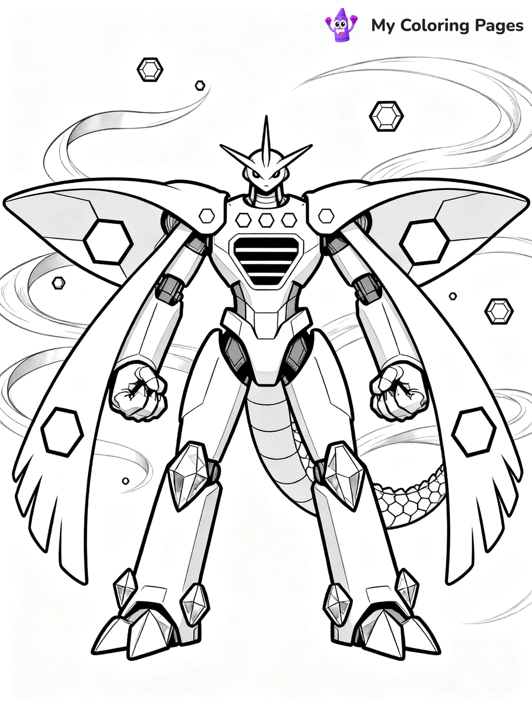 Zygarde Coloring Pages - 11