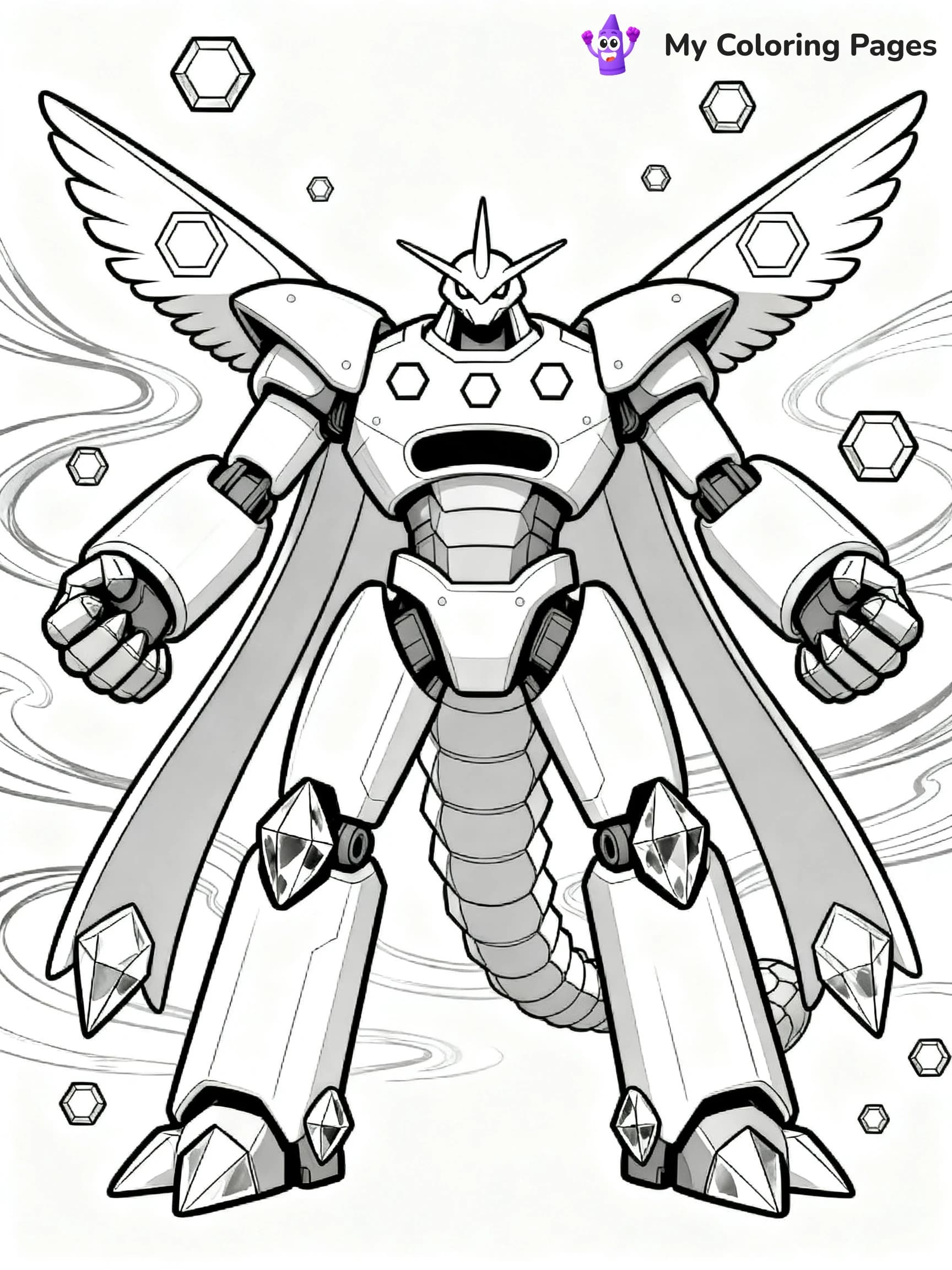 Zygarde Coloring Pages - 10