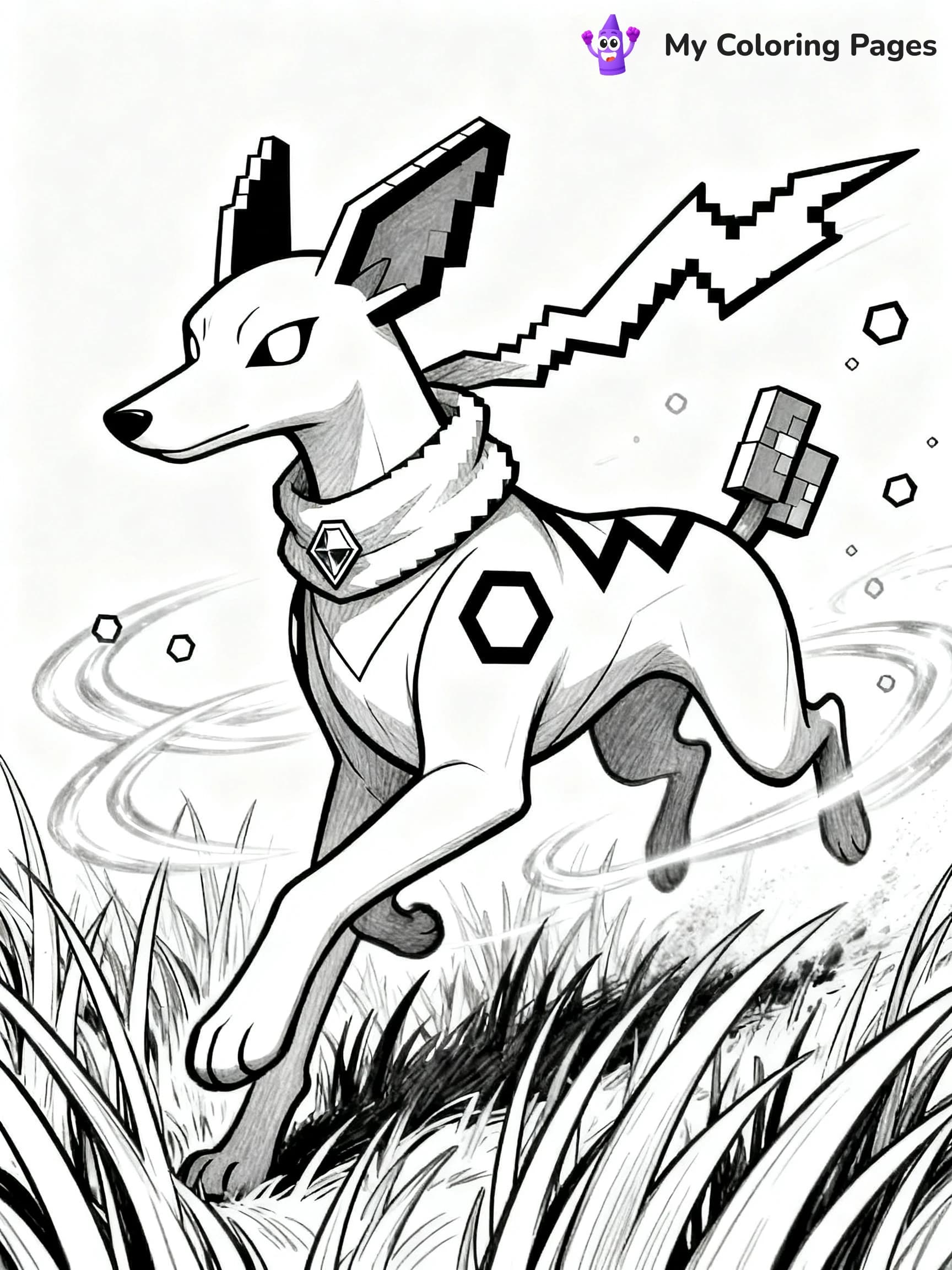 Zygarde Coloring Pages - 7