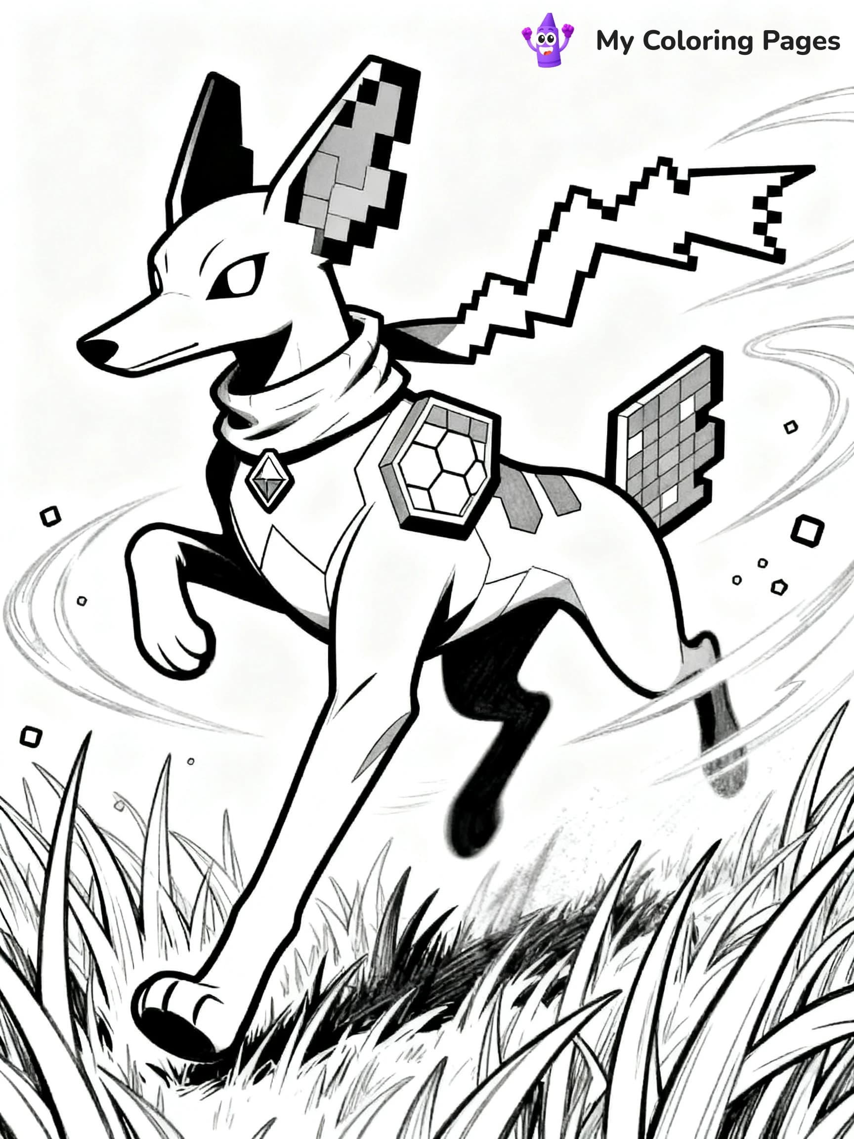 Zygarde Coloring Pages - 6