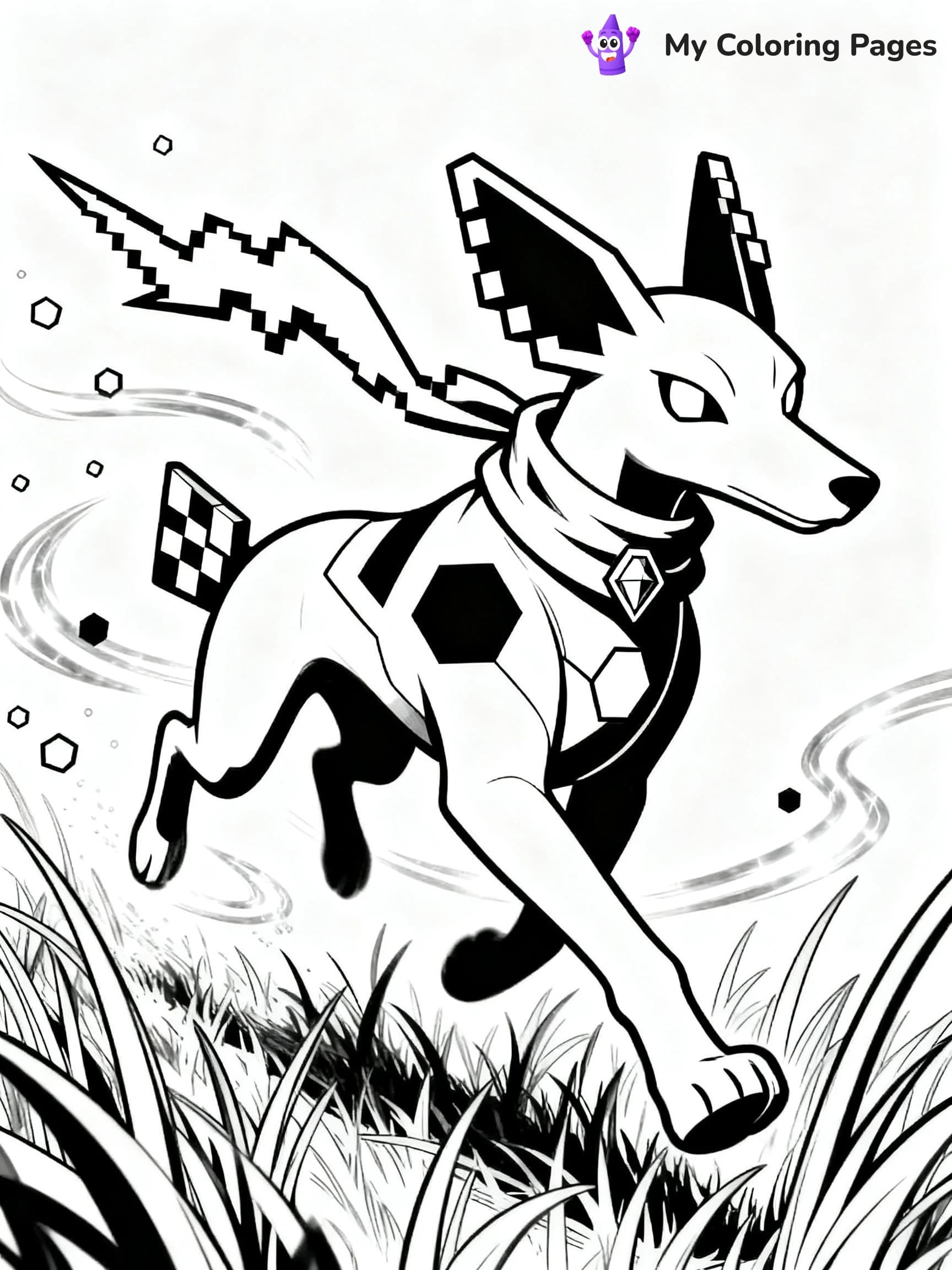 Zygarde Coloring Pages - 5