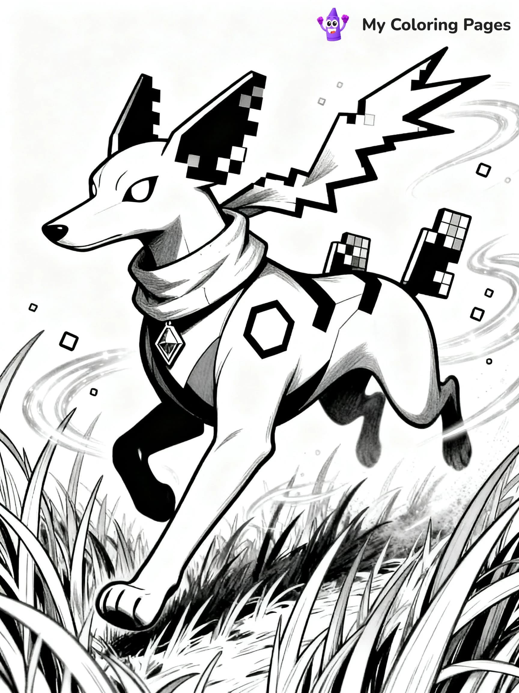 Zygarde Coloring Pages - 2