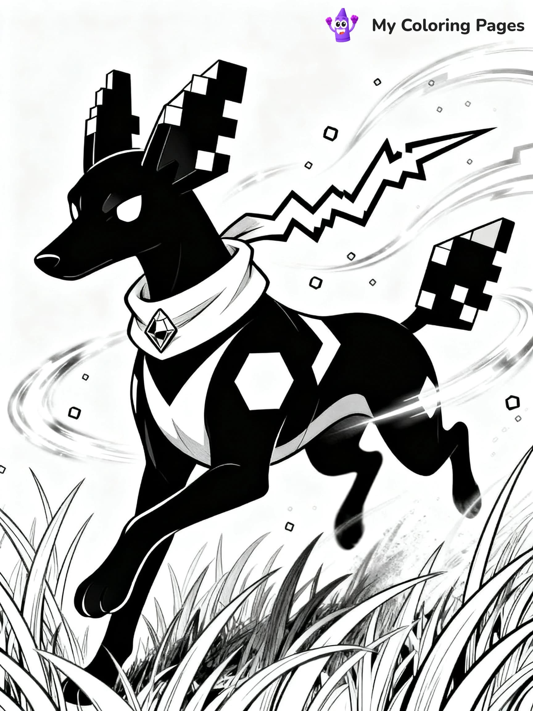 Zygarde Coloring Pages - 1