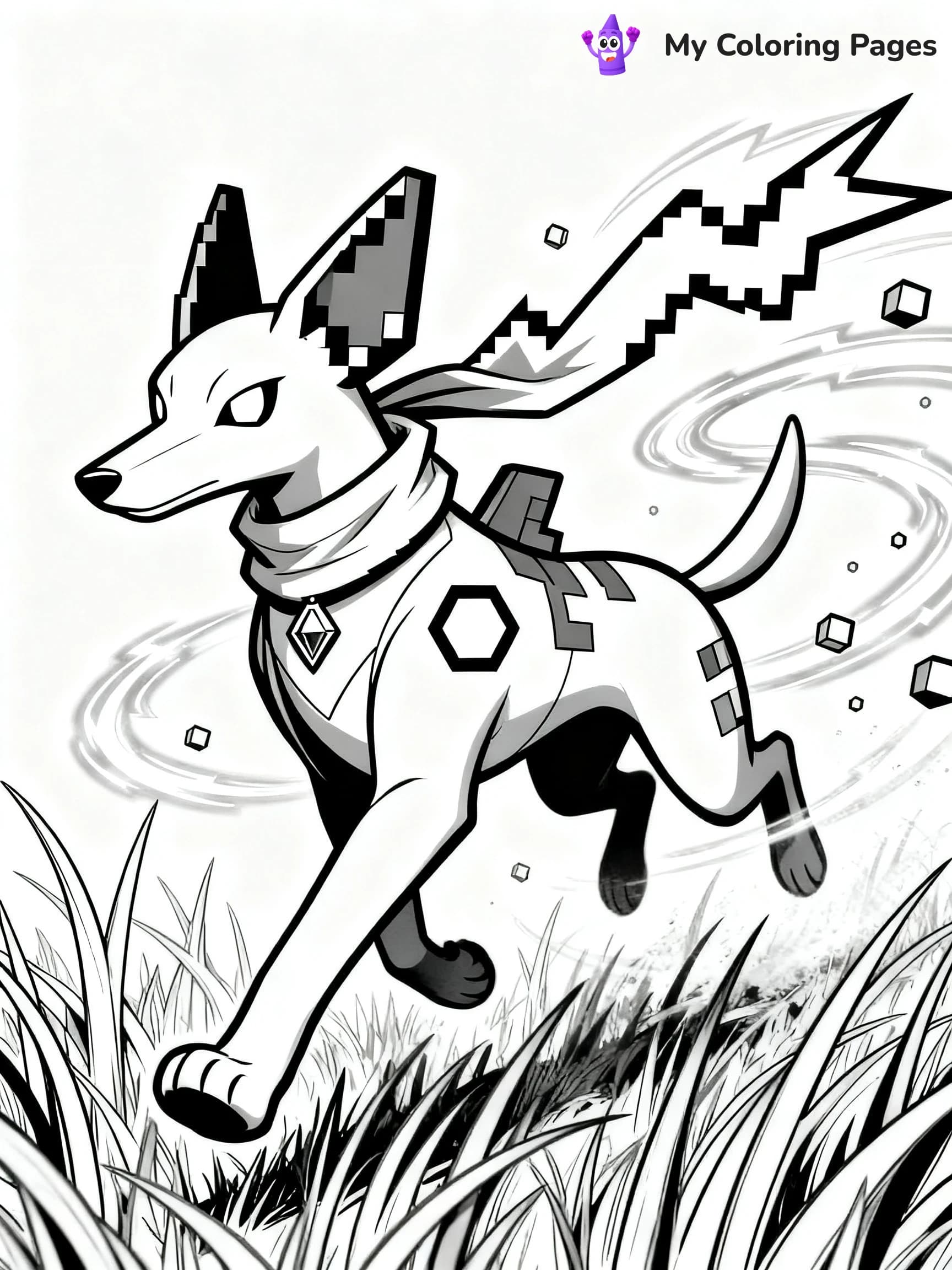 Zygarde Coloring Pages - 1