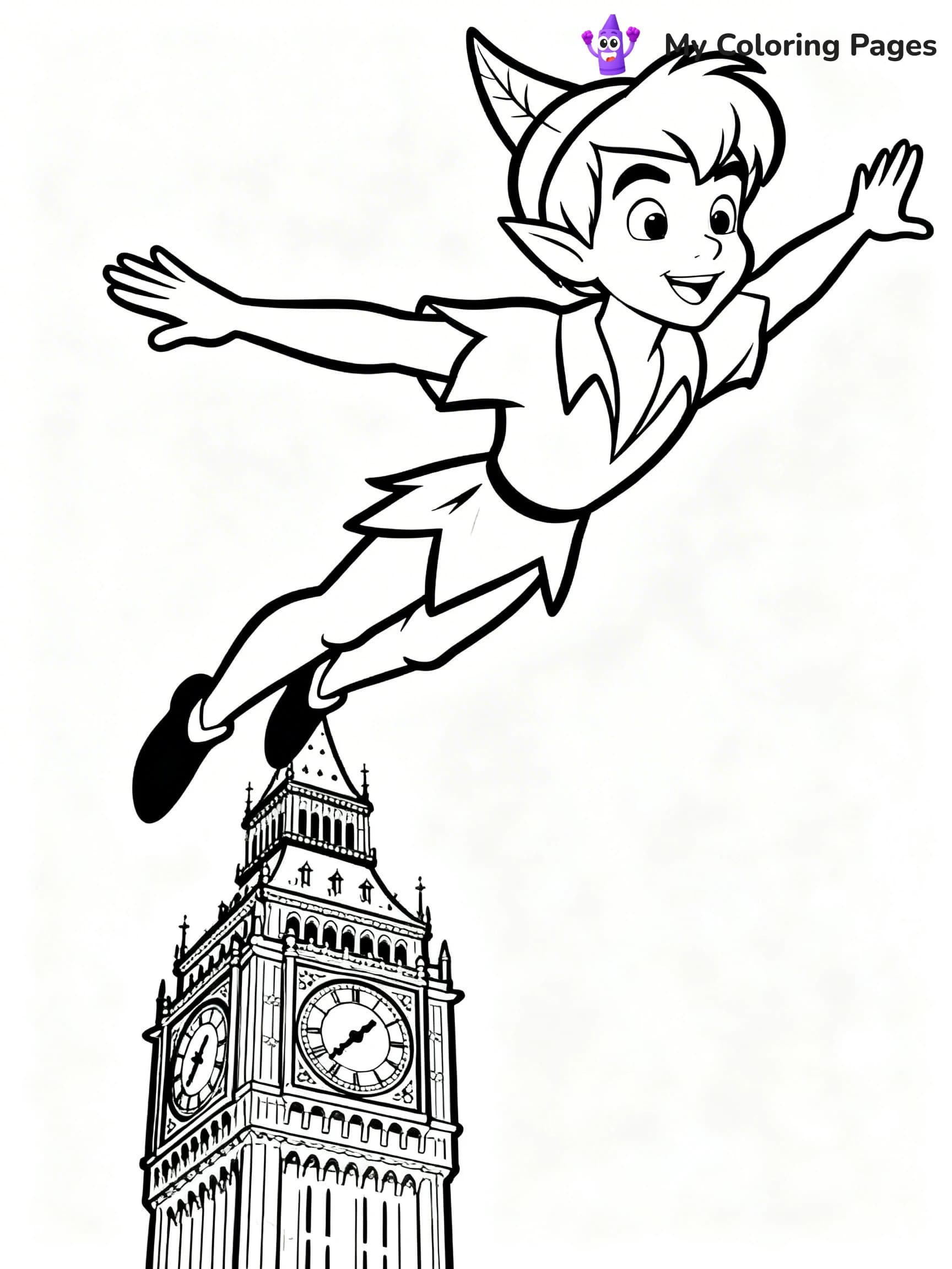 Peter Pan Coloring Pages - 21