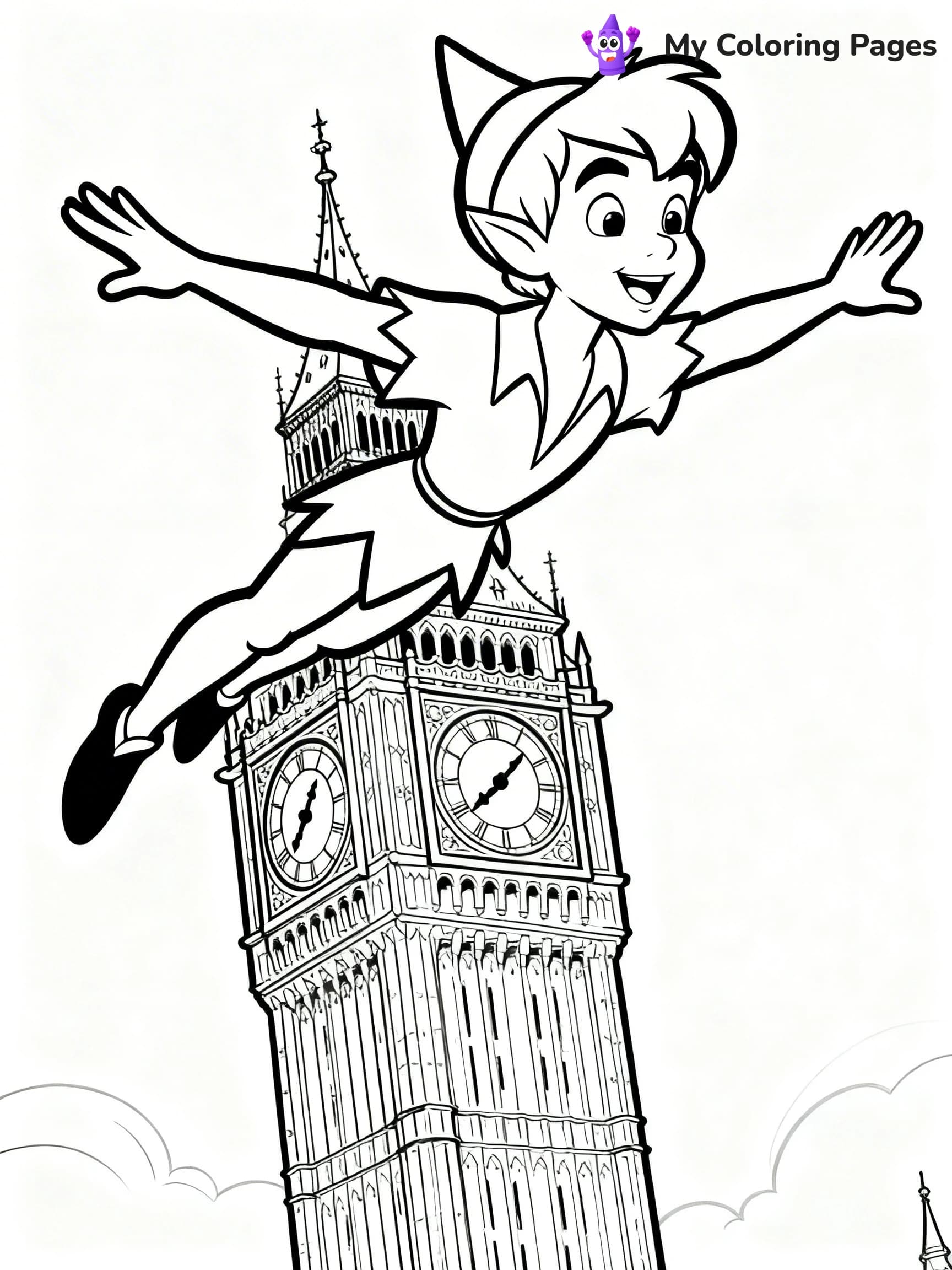Peter Pan Coloring Pages - 20