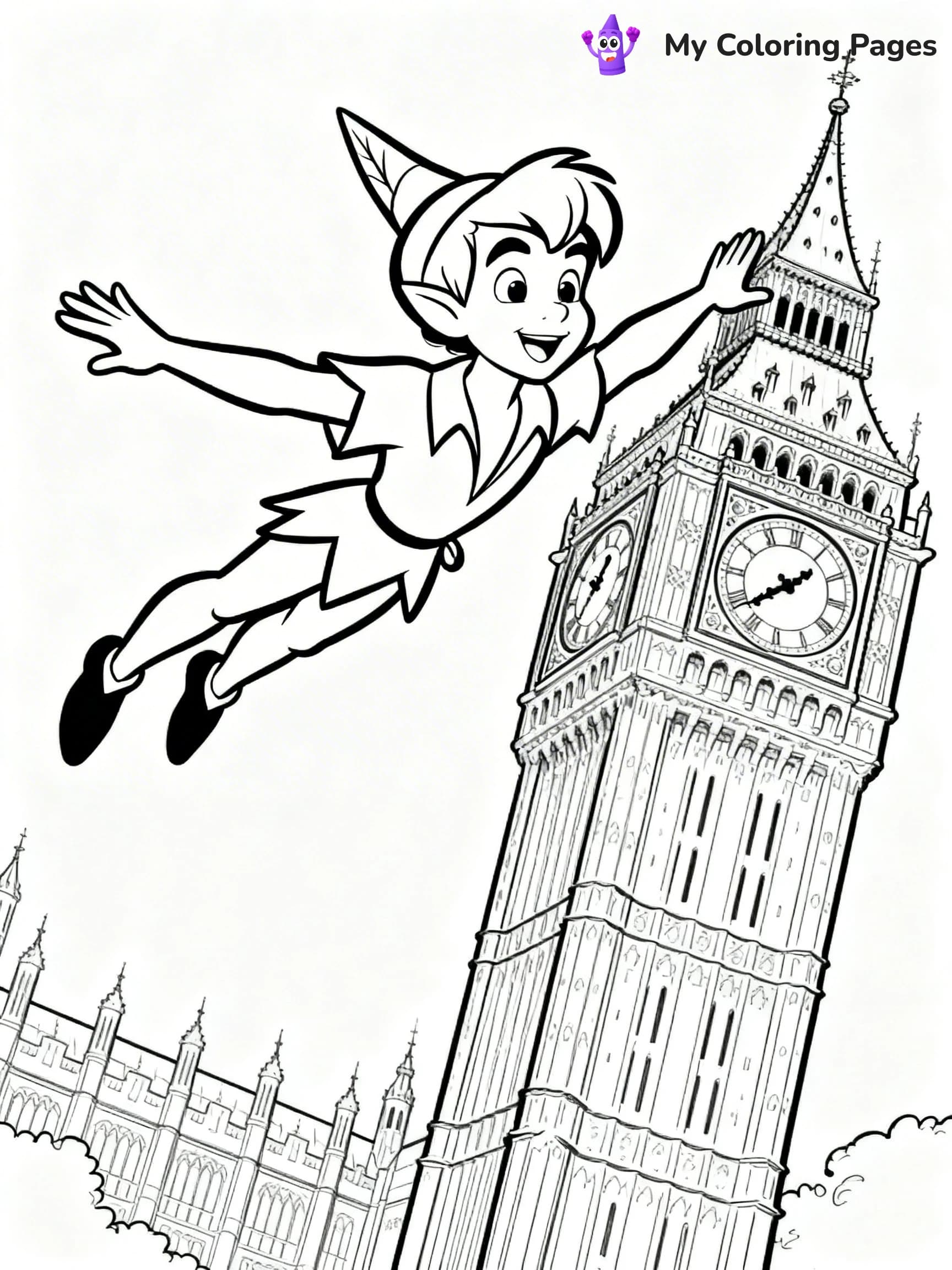 Peter Pan Coloring Pages - 19