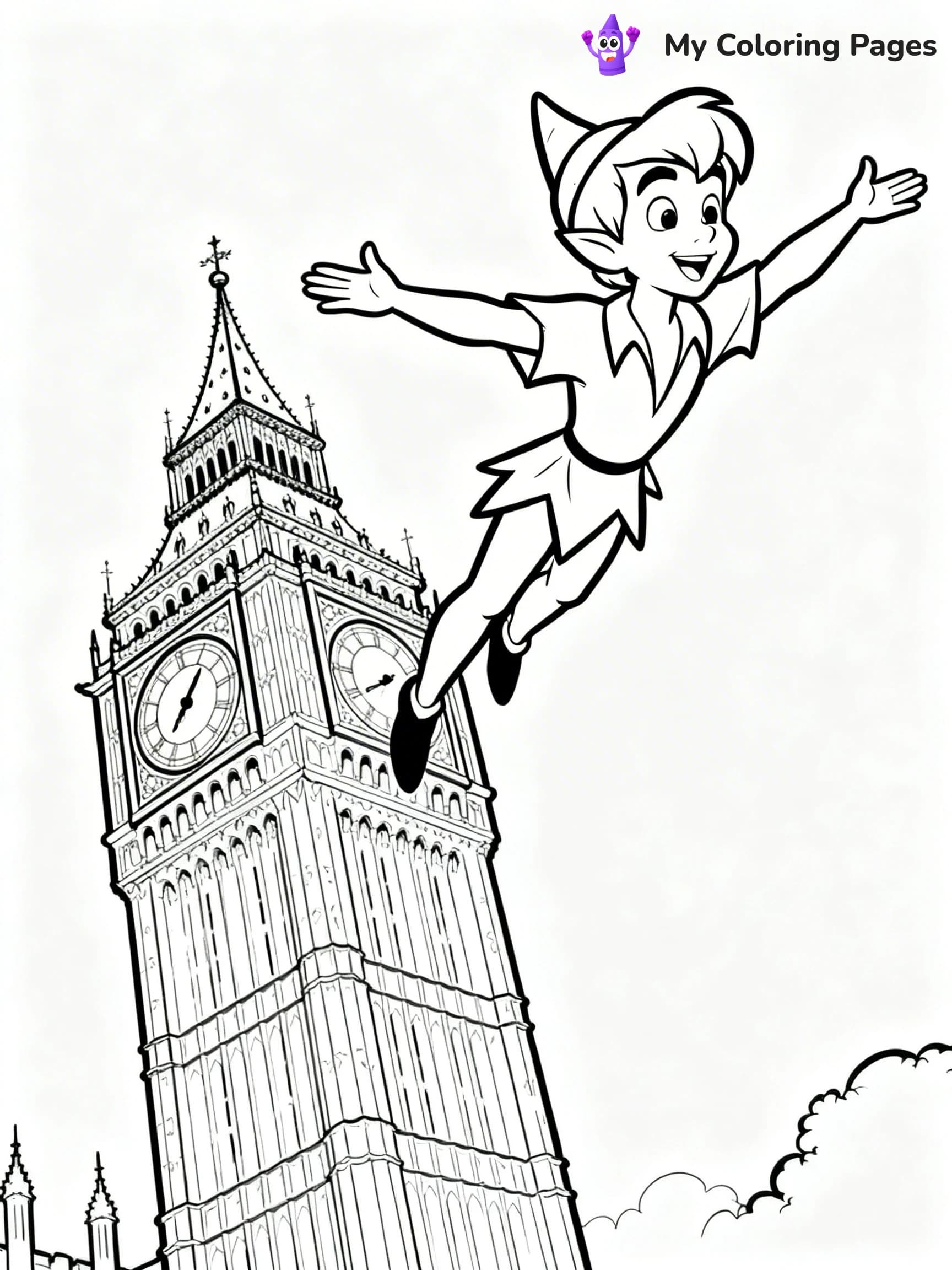 Peter Pan Coloring Pages - 18