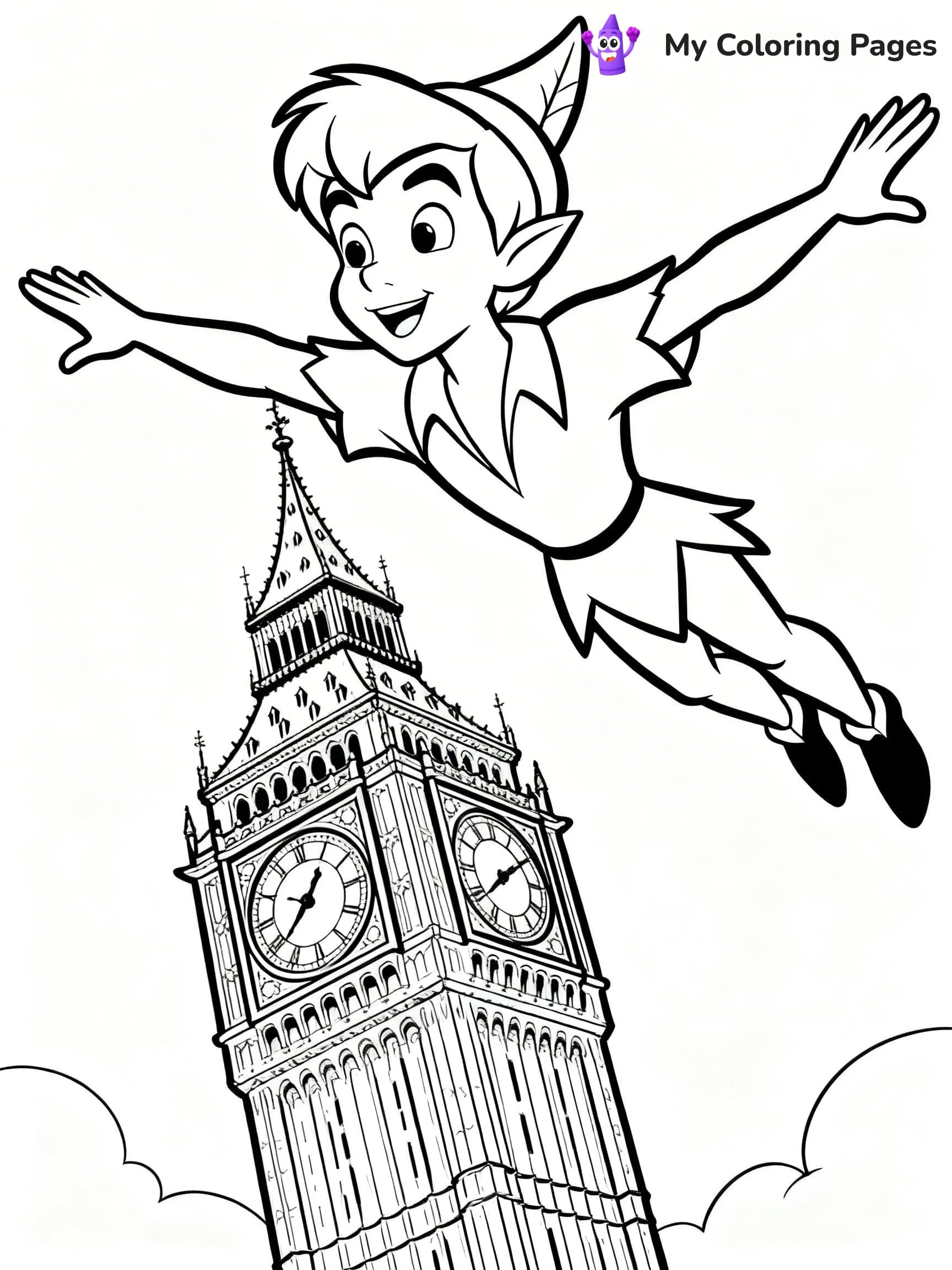 Peter Pan Coloring Pages - 17