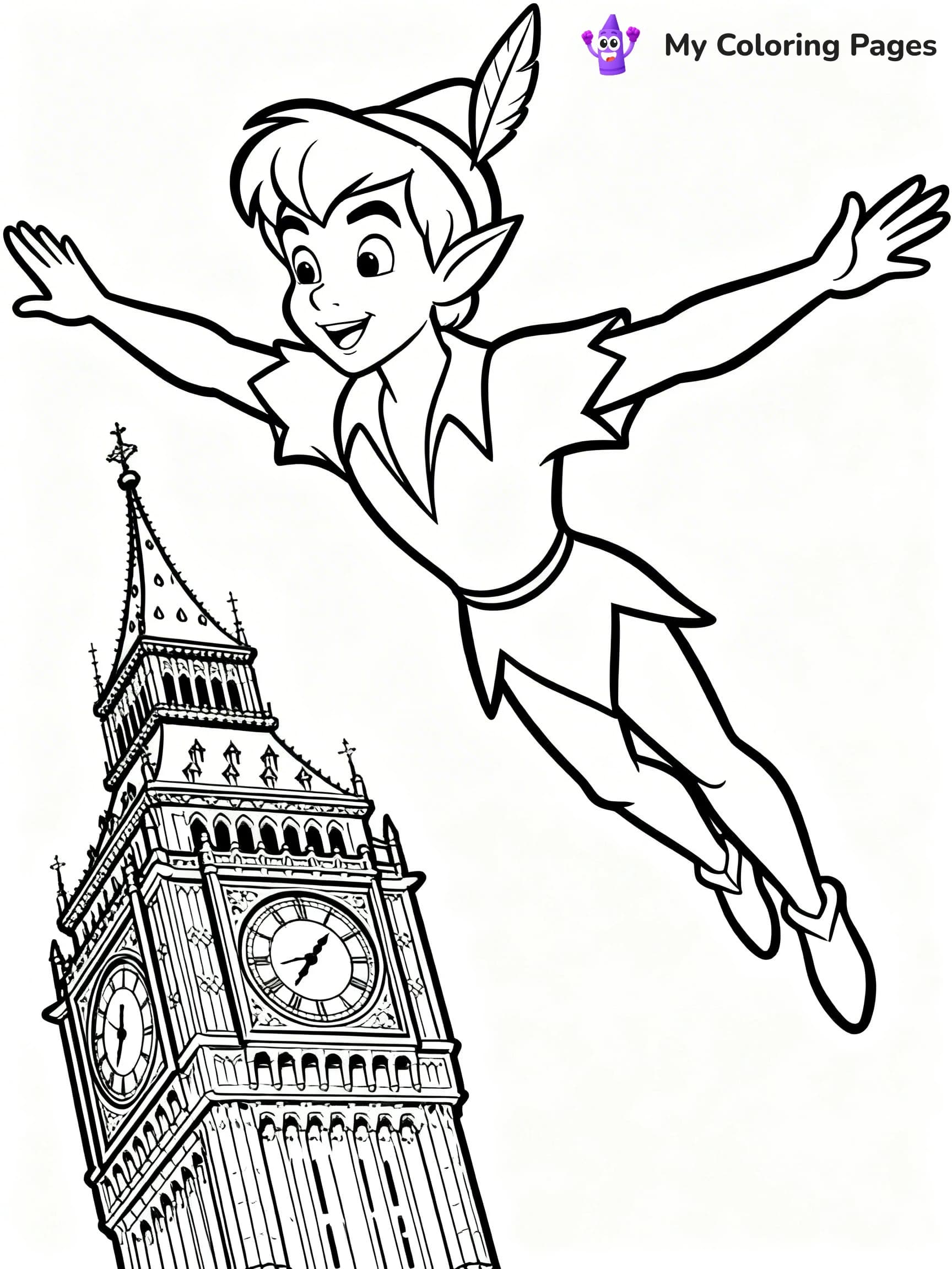 Peter Pan Coloring Pages - 16