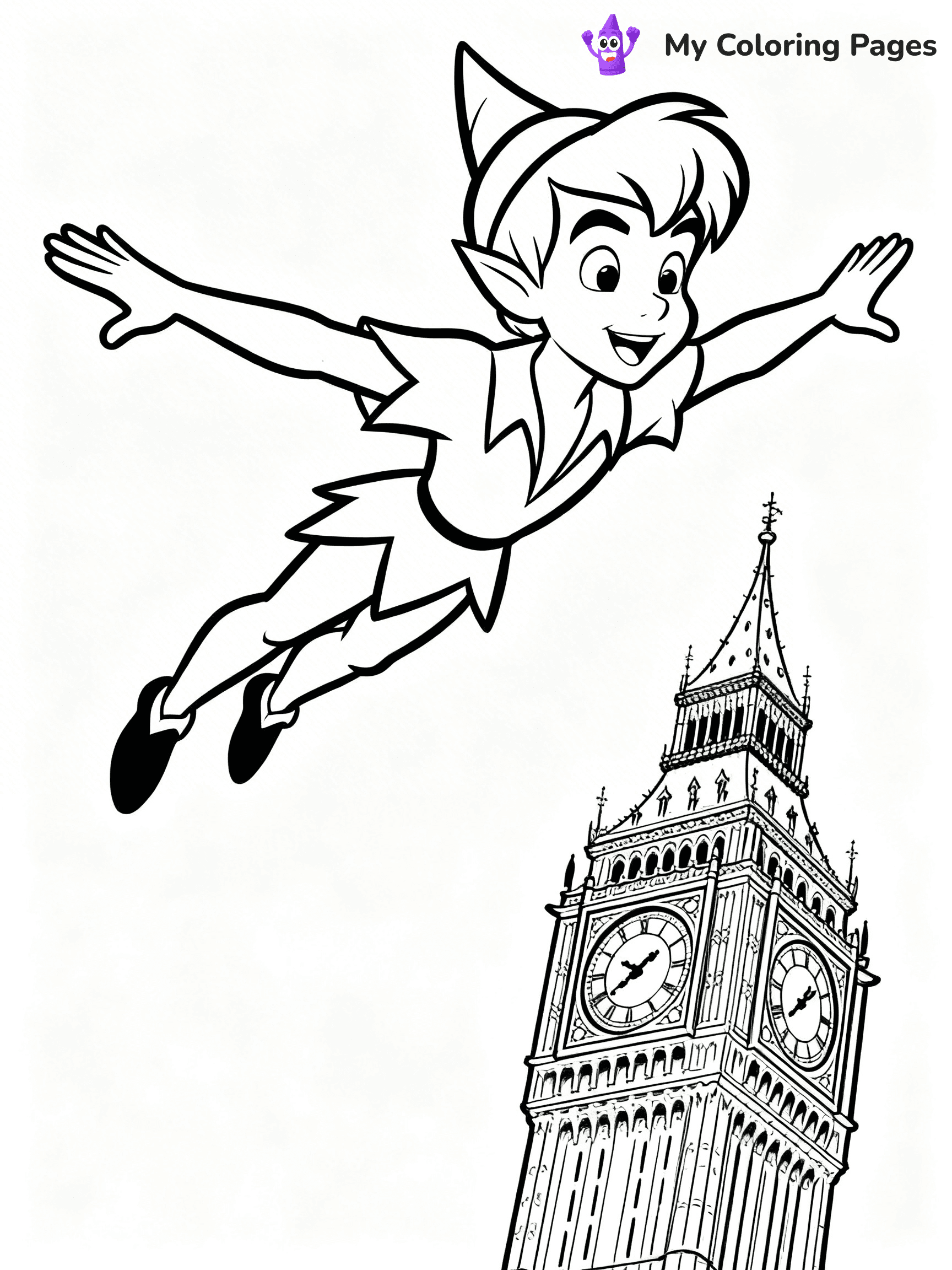 Peter Pan Coloring Pages - 15