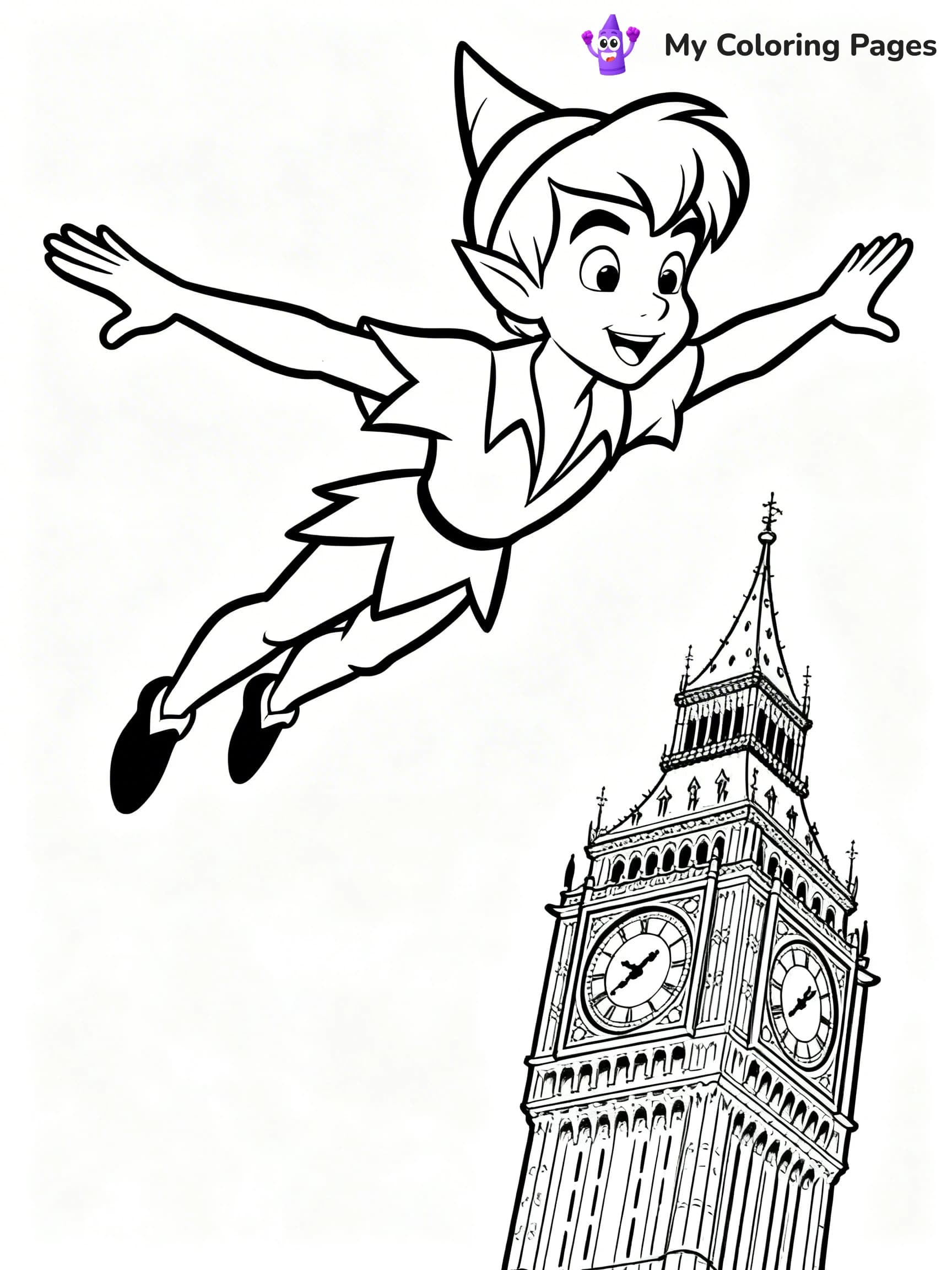 Peter Pan Coloring Pages - 15