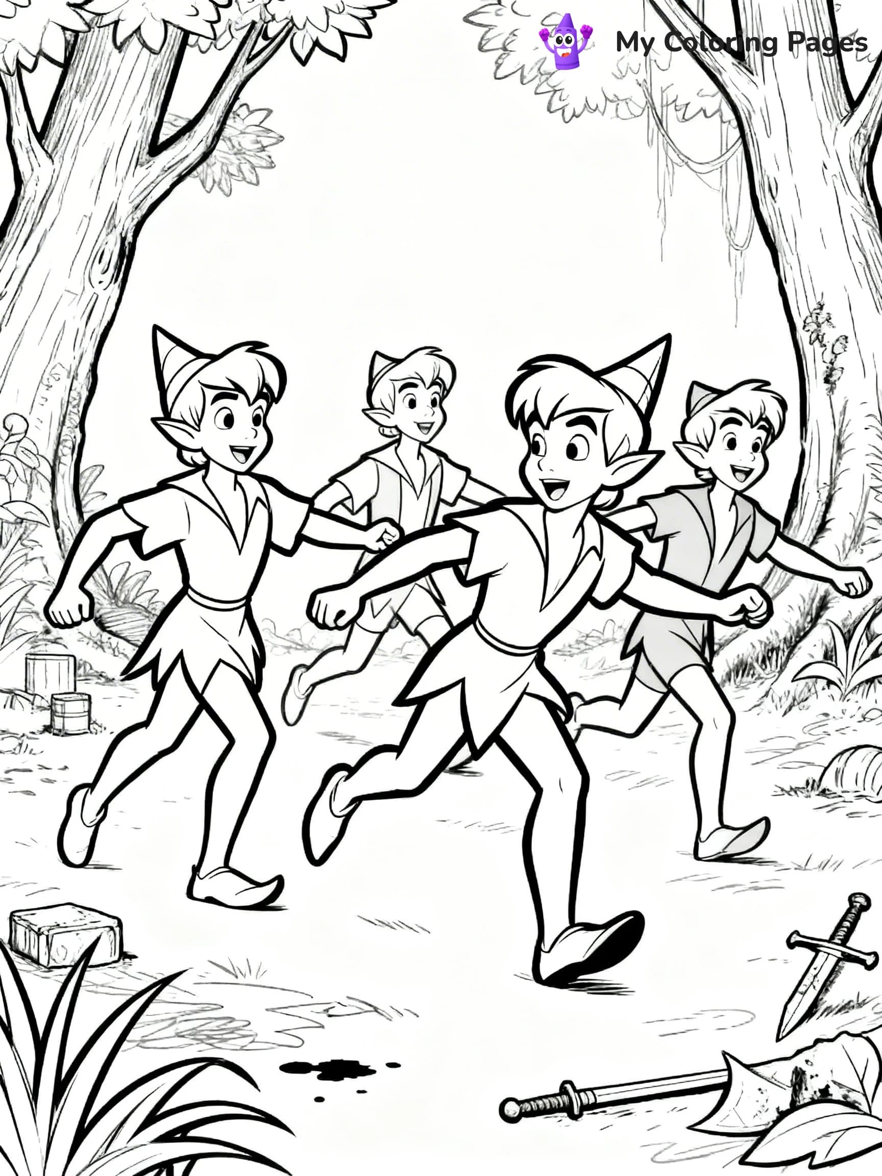 Peter Pan Coloring Pages - 14
