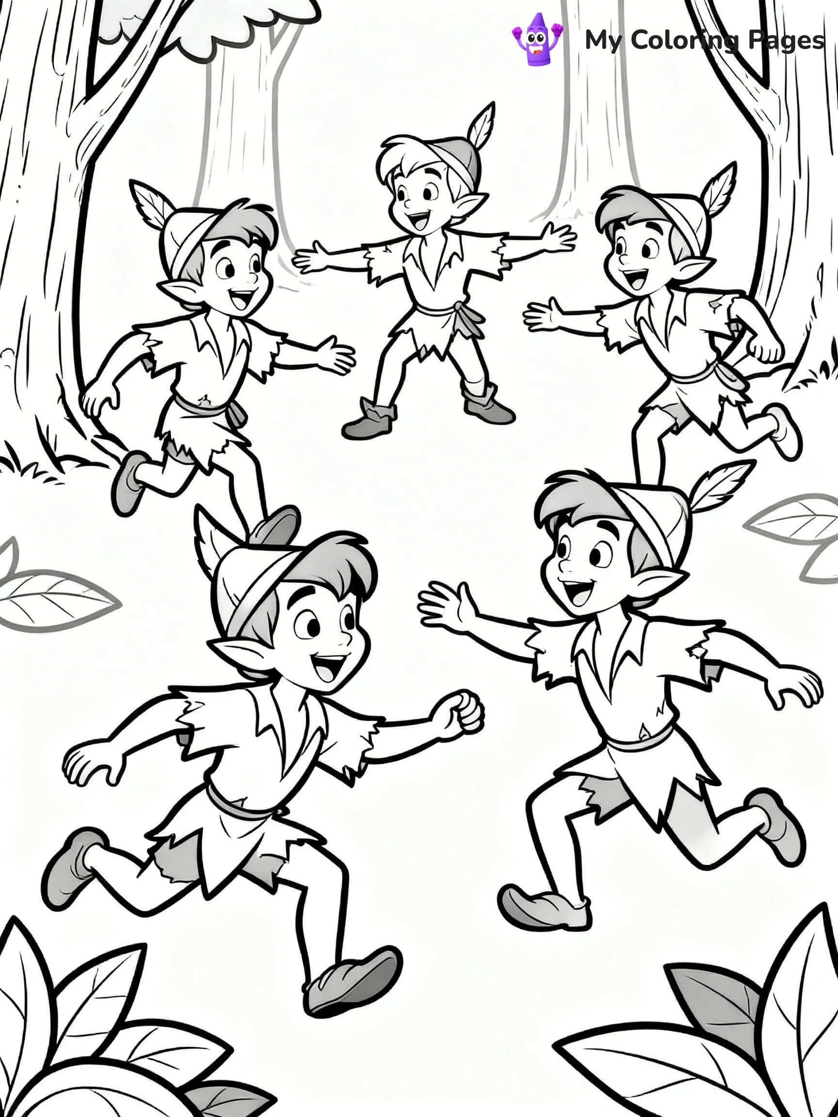 Peter Pan Coloring Pages - 12