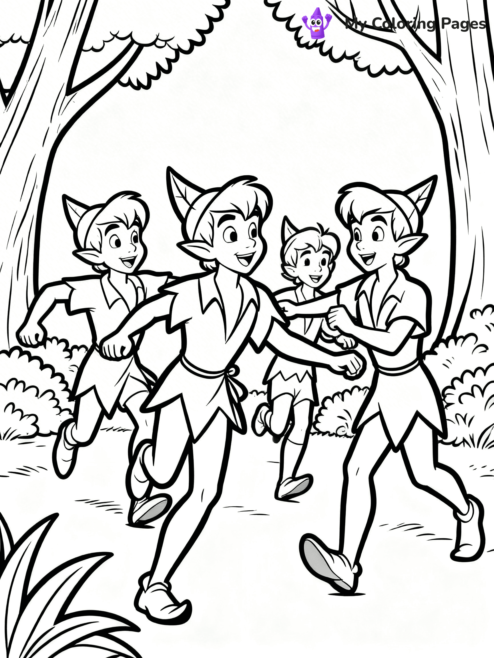 Peter Pan Coloring Pages - 9