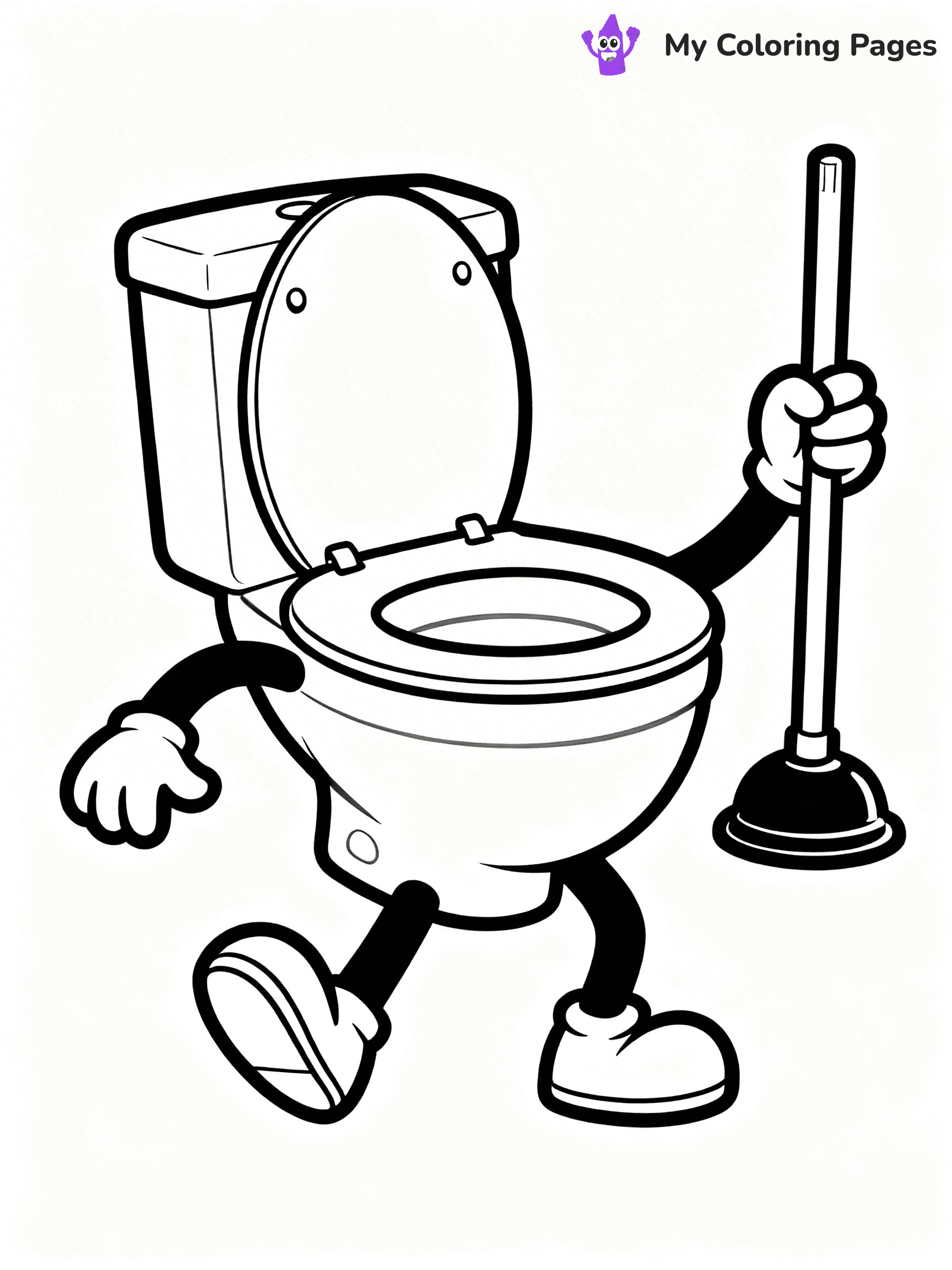 Toilet Coloring Pages - 21