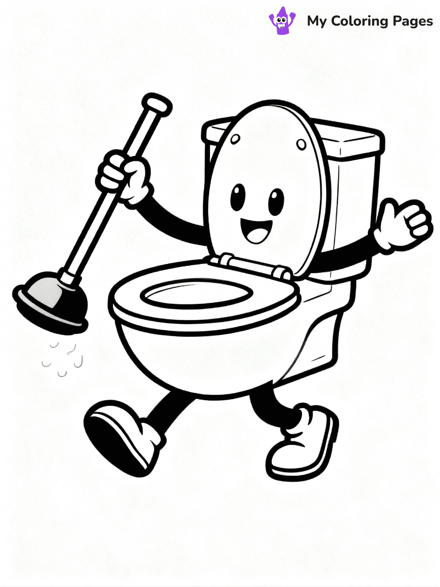 Toilet Coloring Pages - 20
