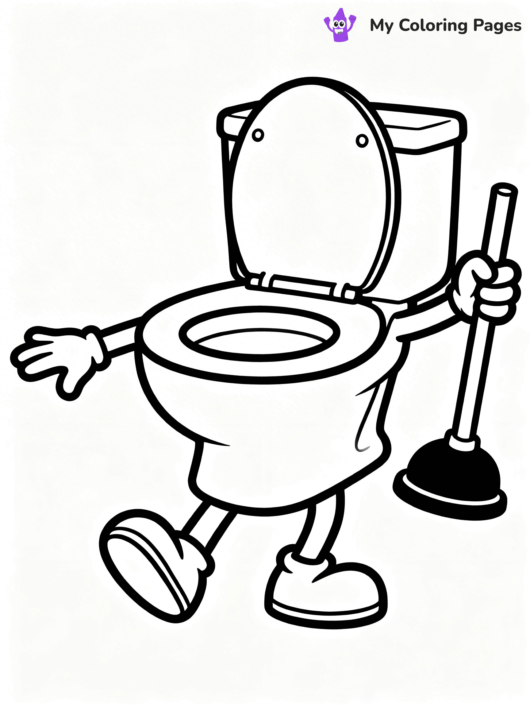 Toilet Coloring Pages - 19
