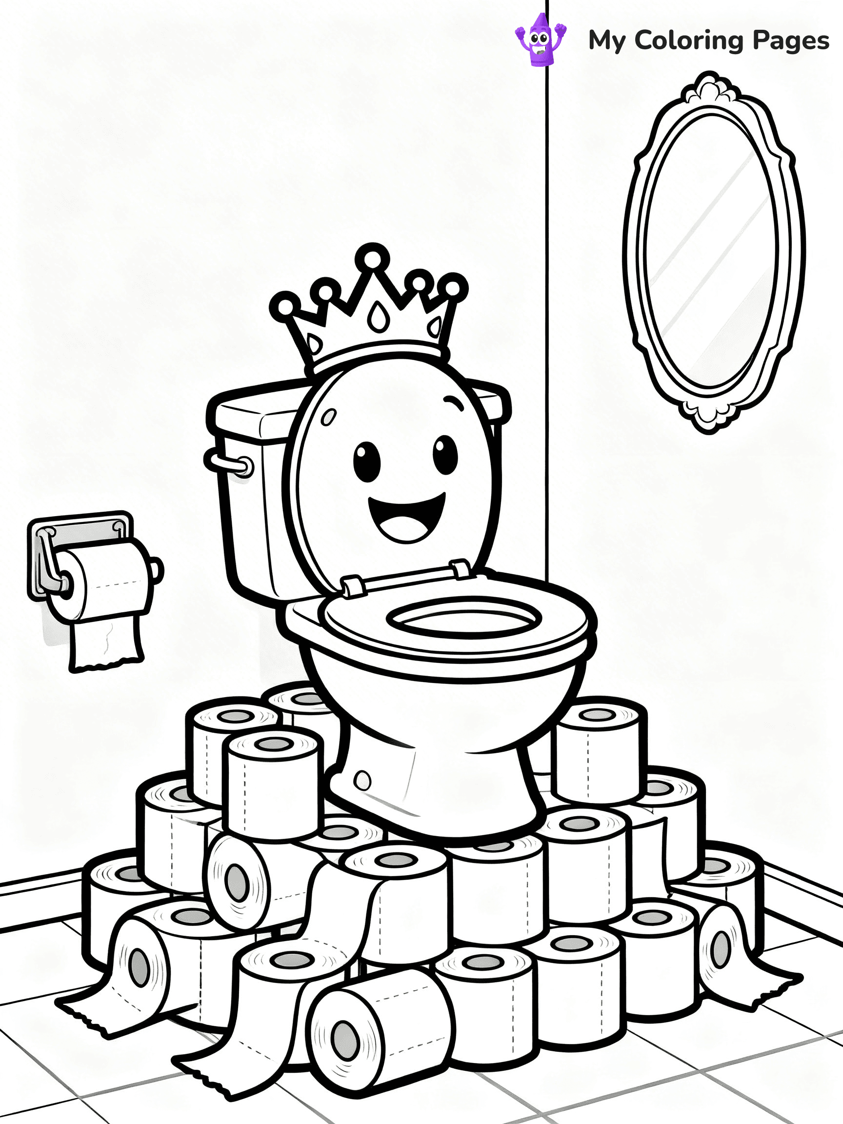 Toilet Coloring Pages - 15