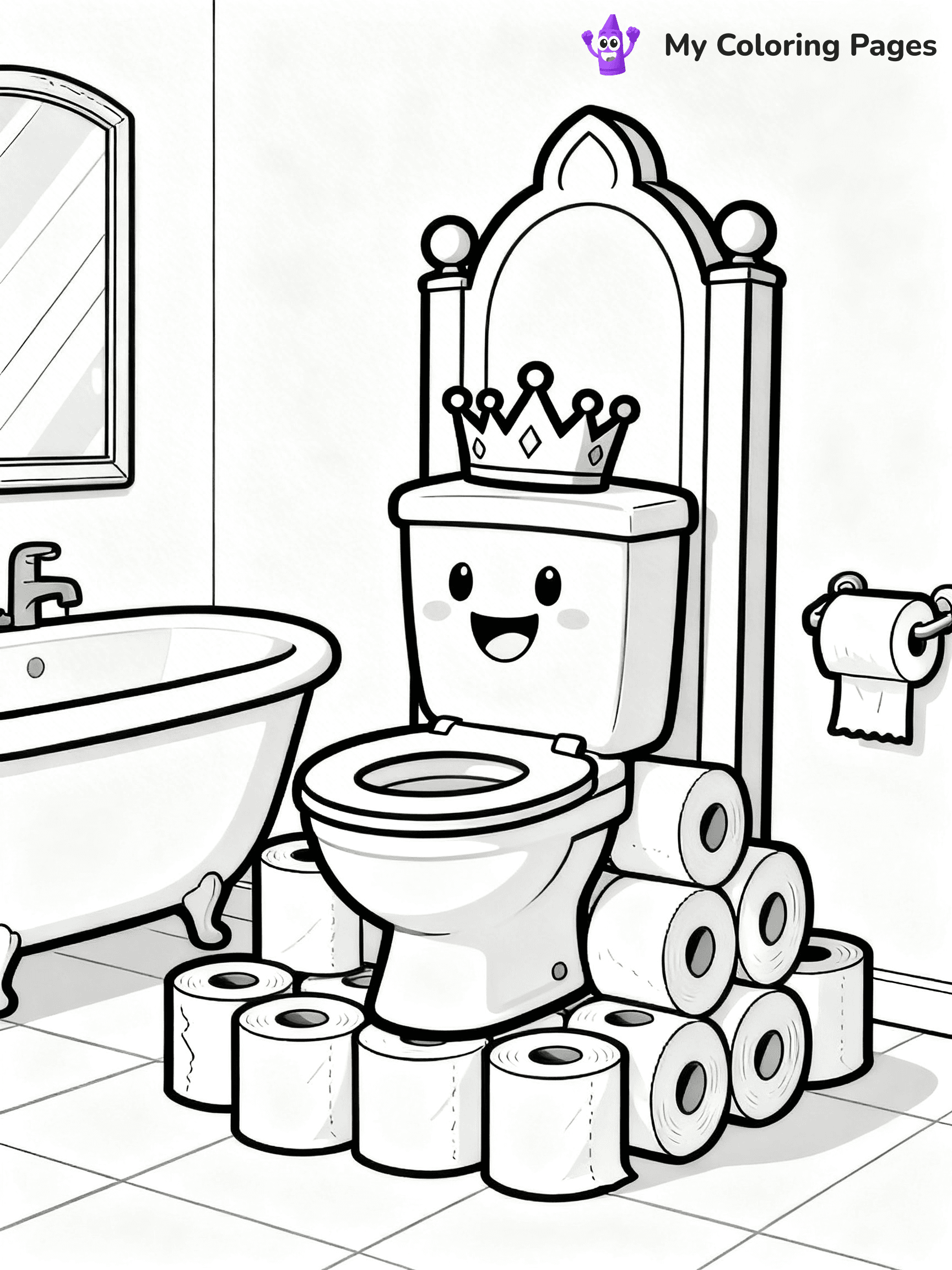 Toilet Coloring Pages - 13