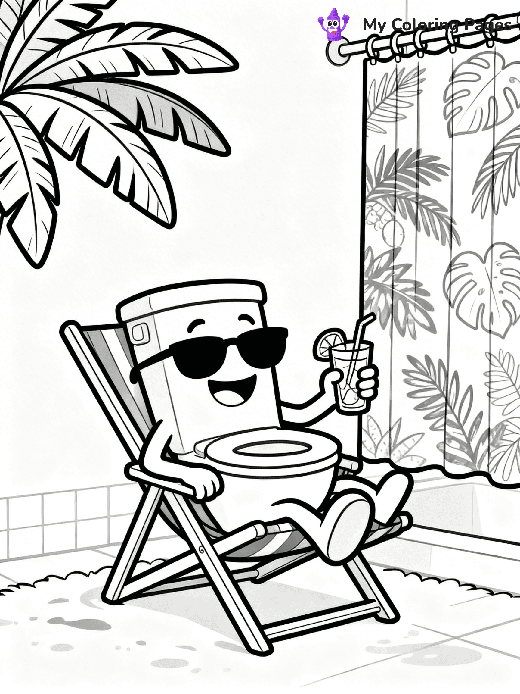 Toilet Coloring Pages - 10