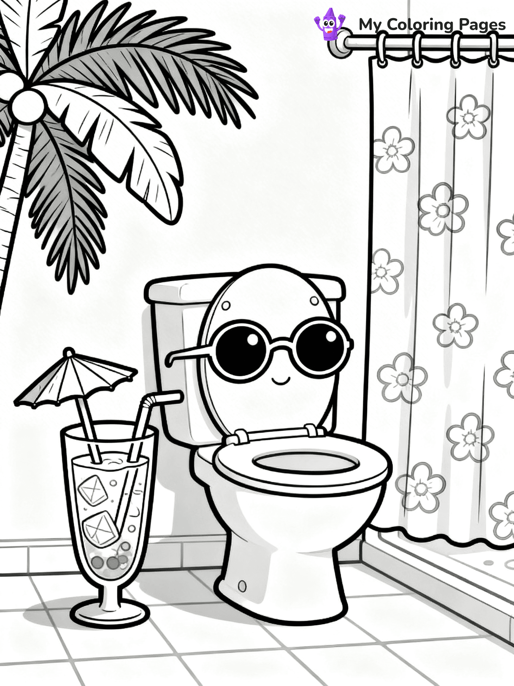 Toilet Coloring Pages - 5