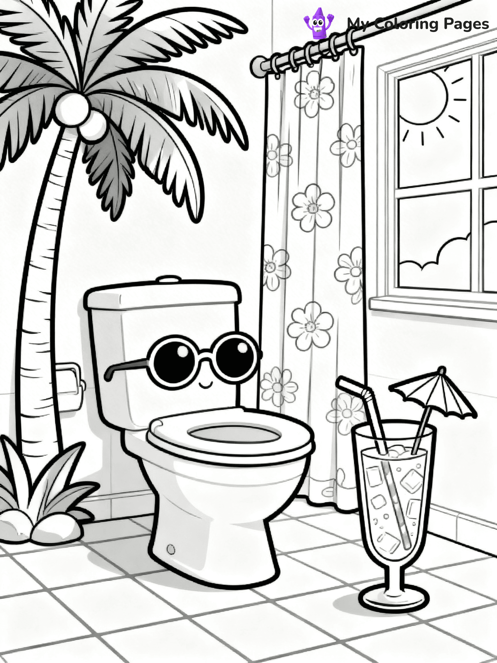 Toilet Coloring Pages - 4