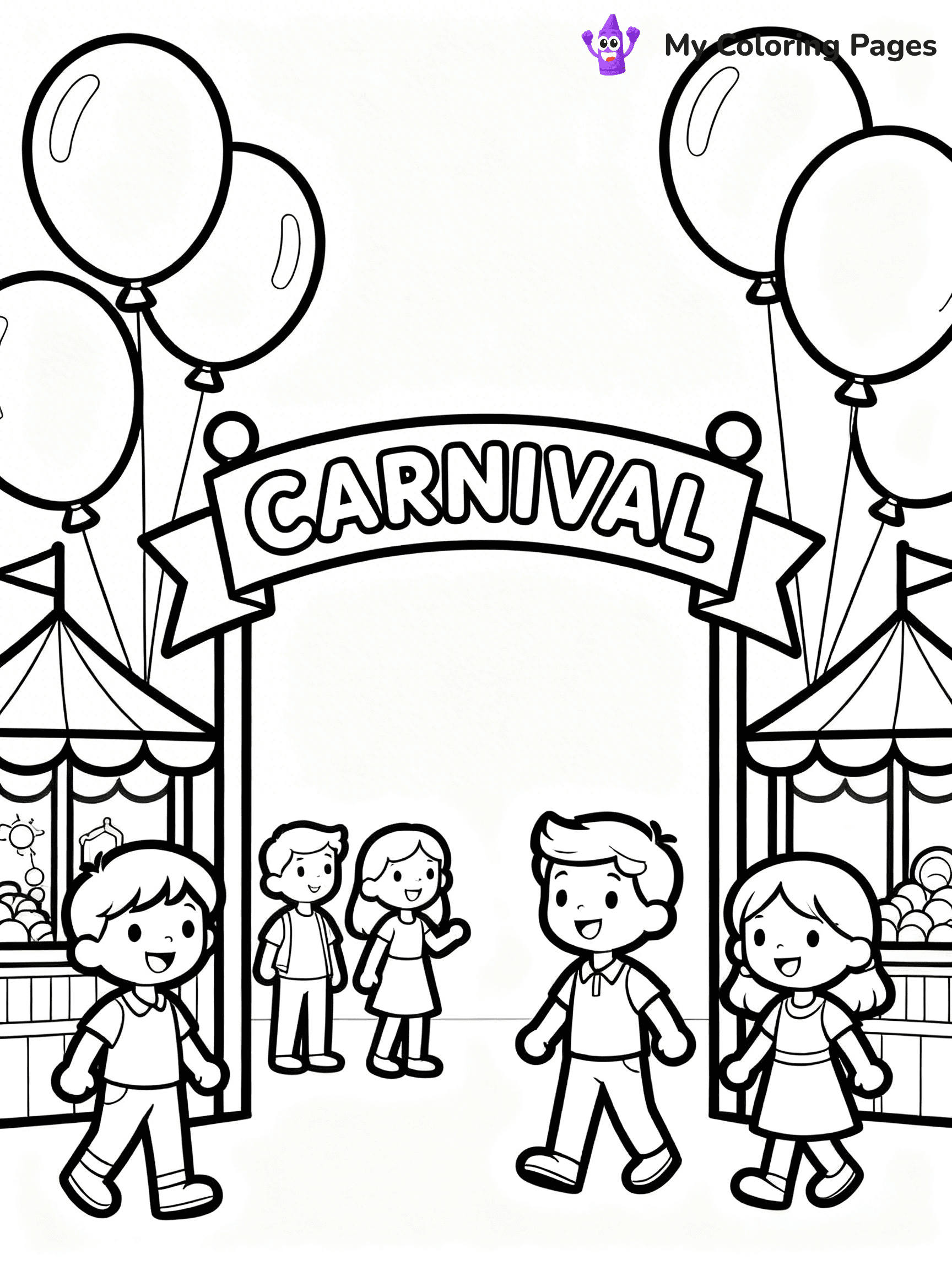 Roller Coaster Coloring Pages - 2