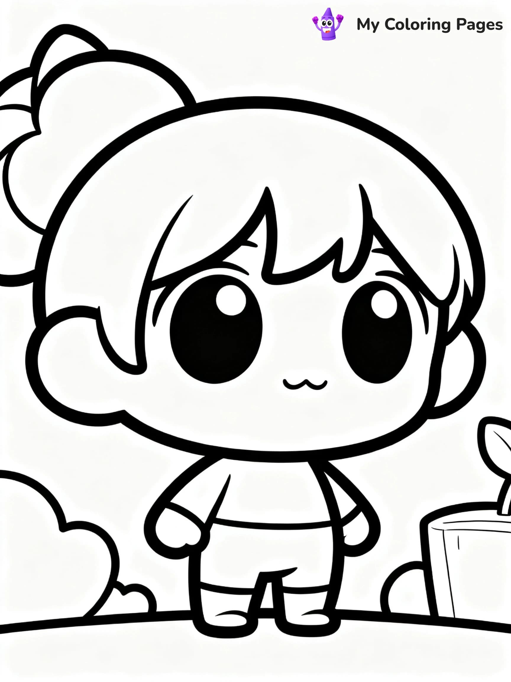 Cool Anime Coloring Pages - 20