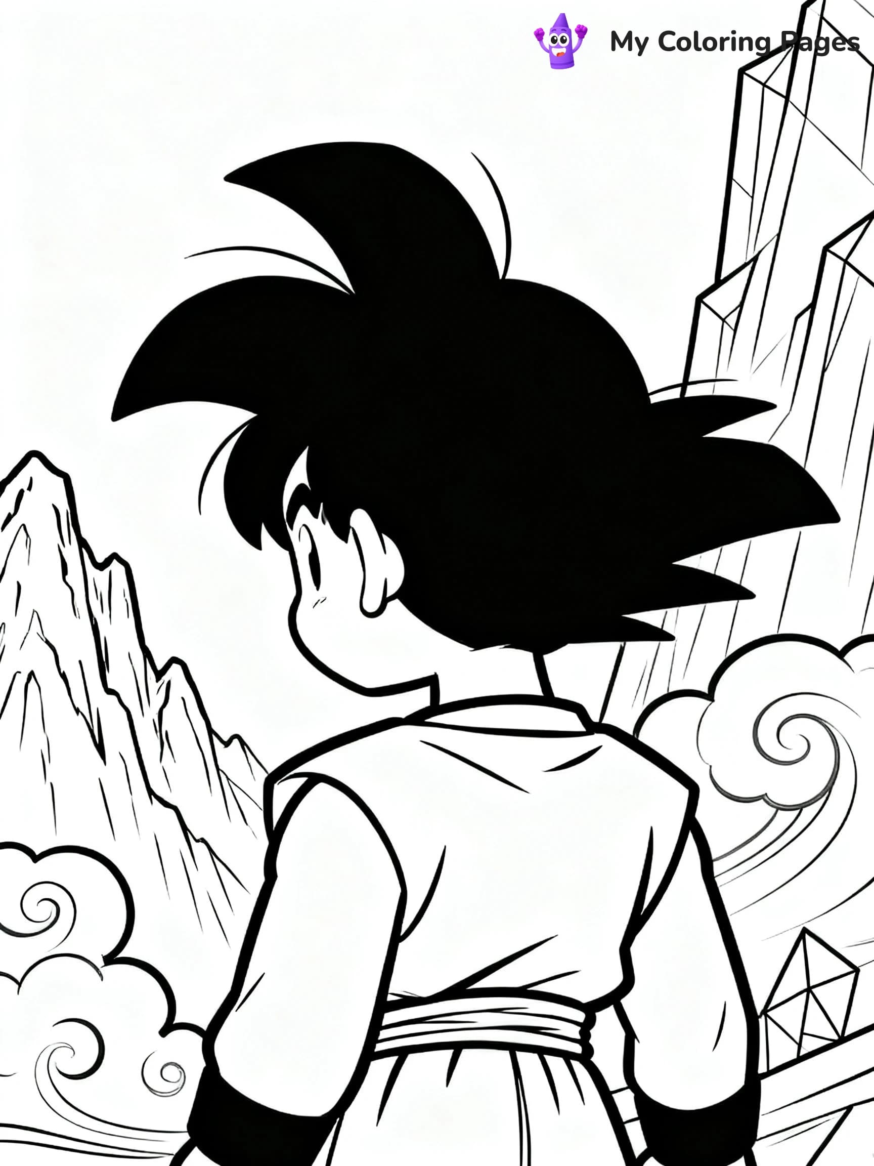 Cool Anime Coloring Pages - 6