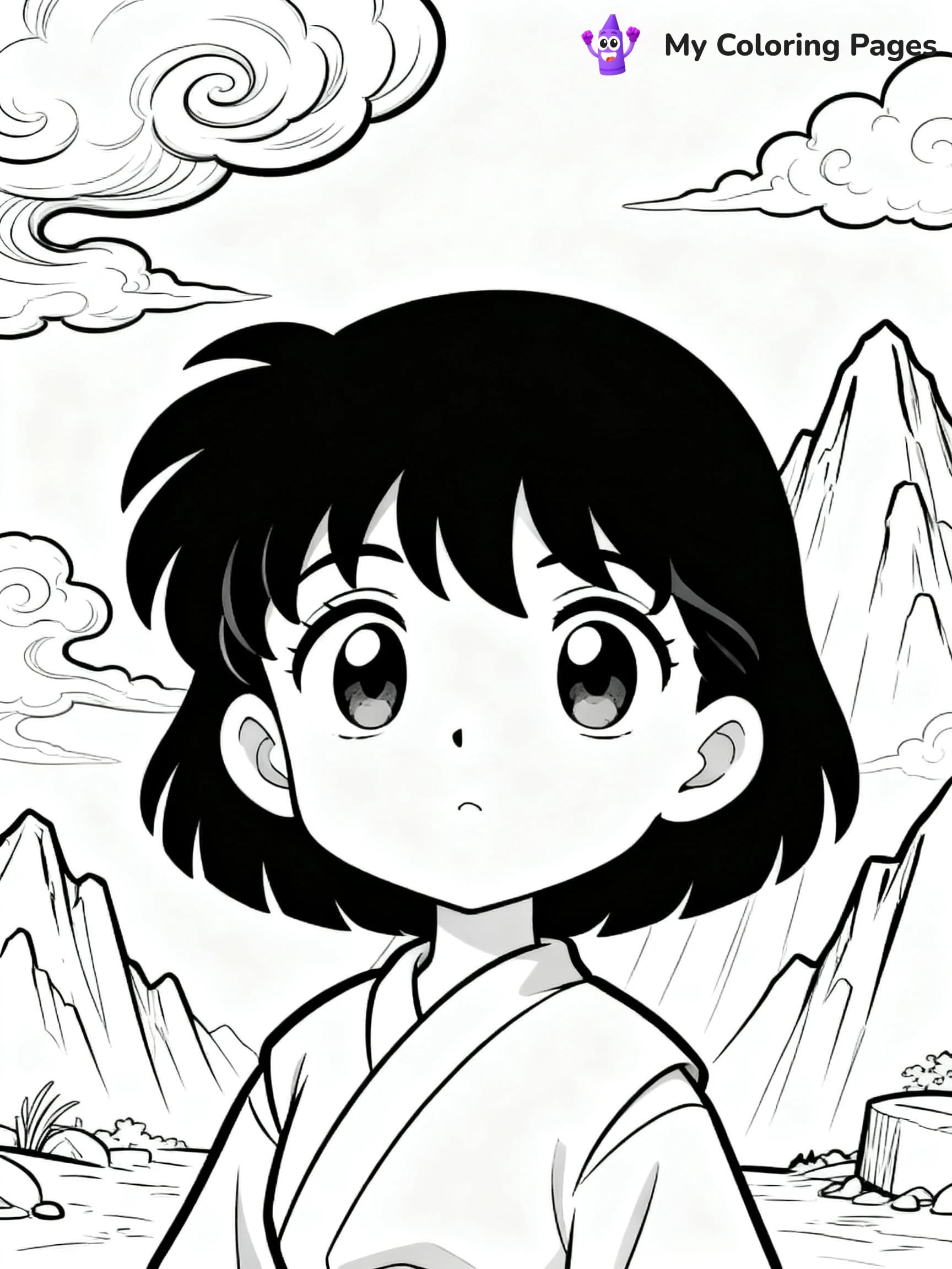 Cool Anime Coloring Pages - 5