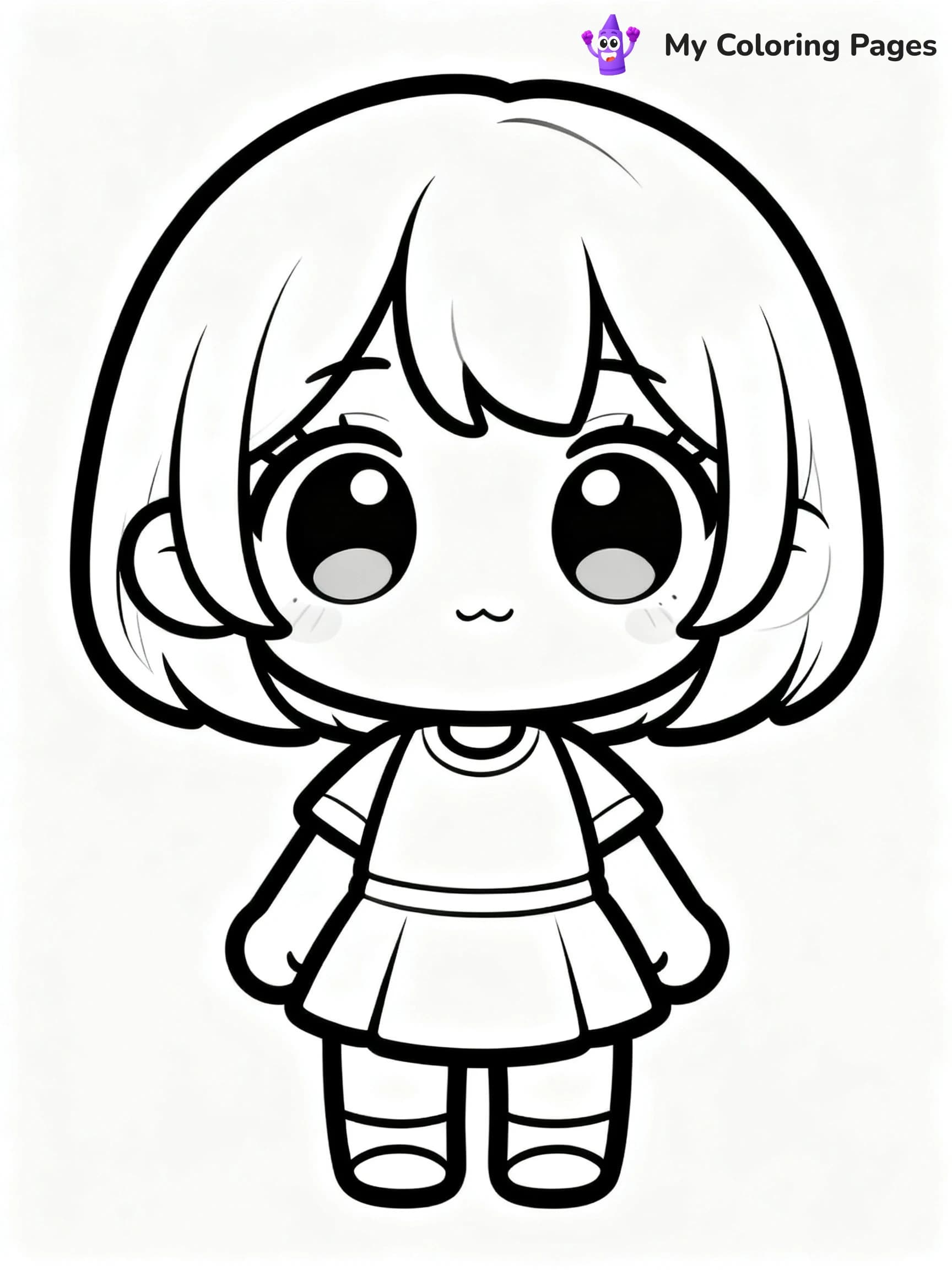 Cool Anime Coloring Pages - 2