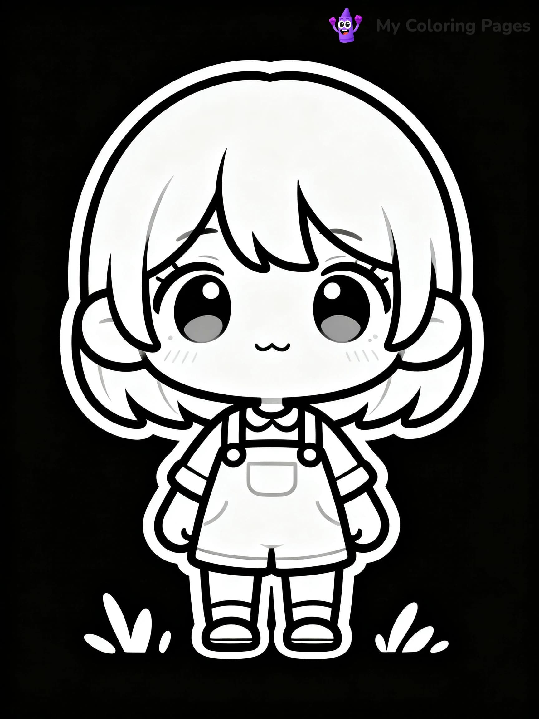 Cool Anime Coloring Pages - 1