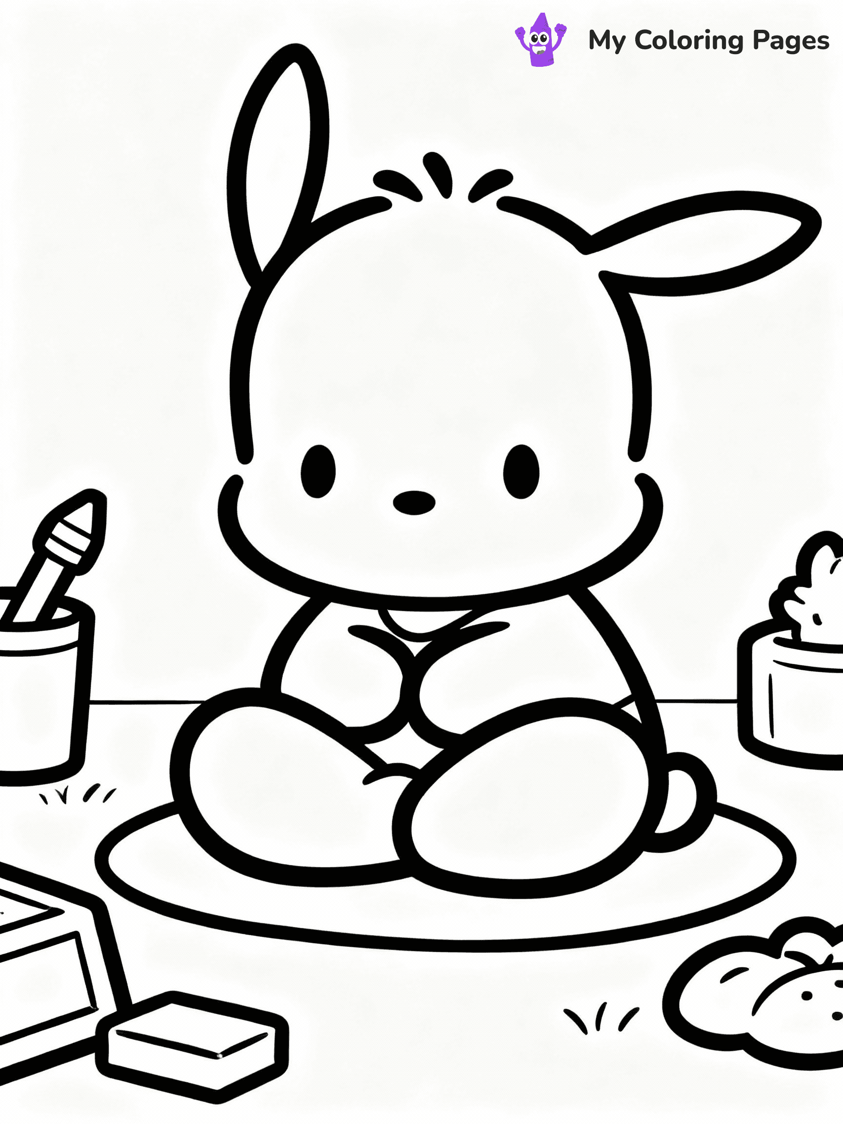 Pochacco Coloring Pages - 12