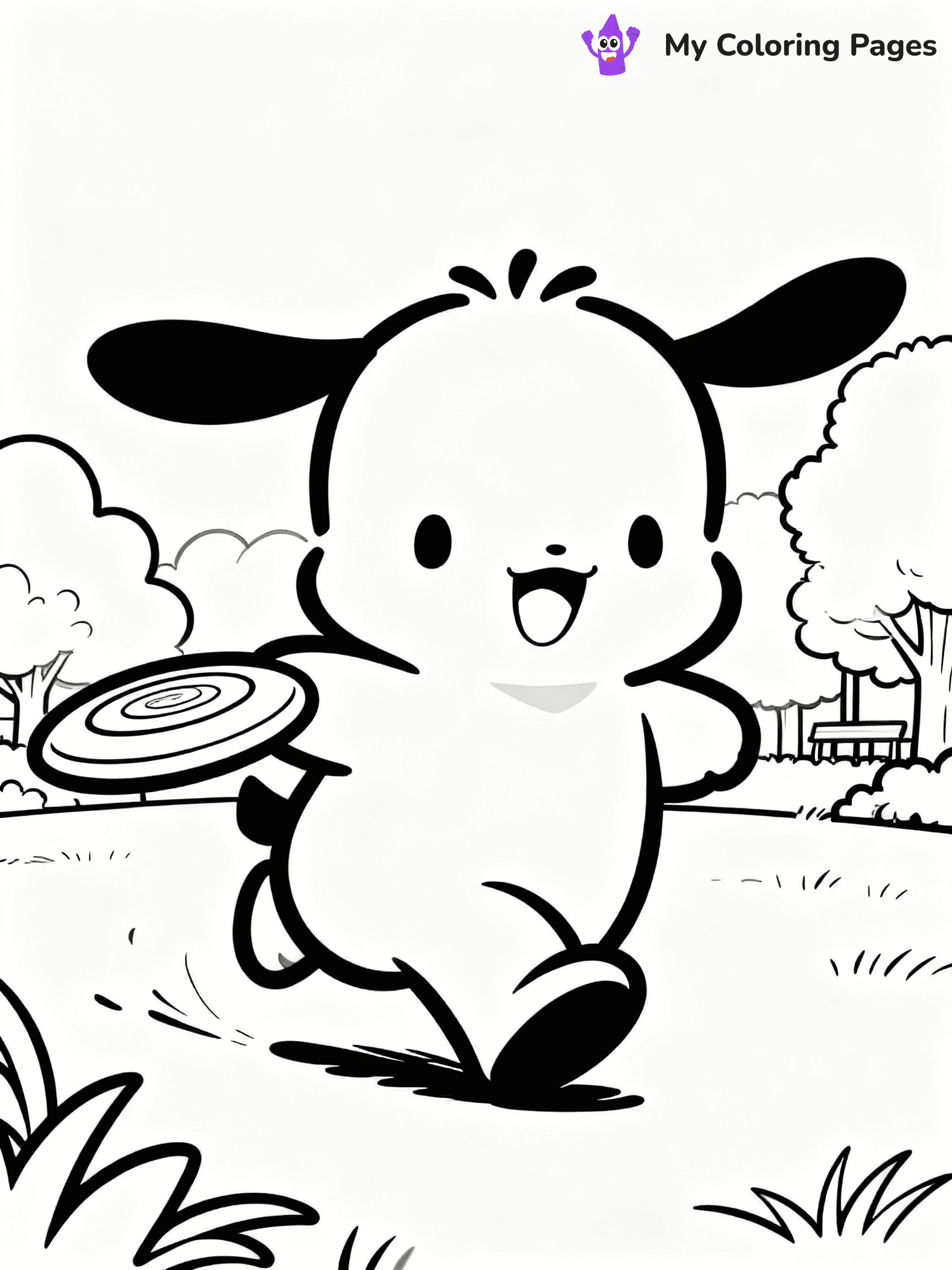 Pochacco Coloring Pages - 2