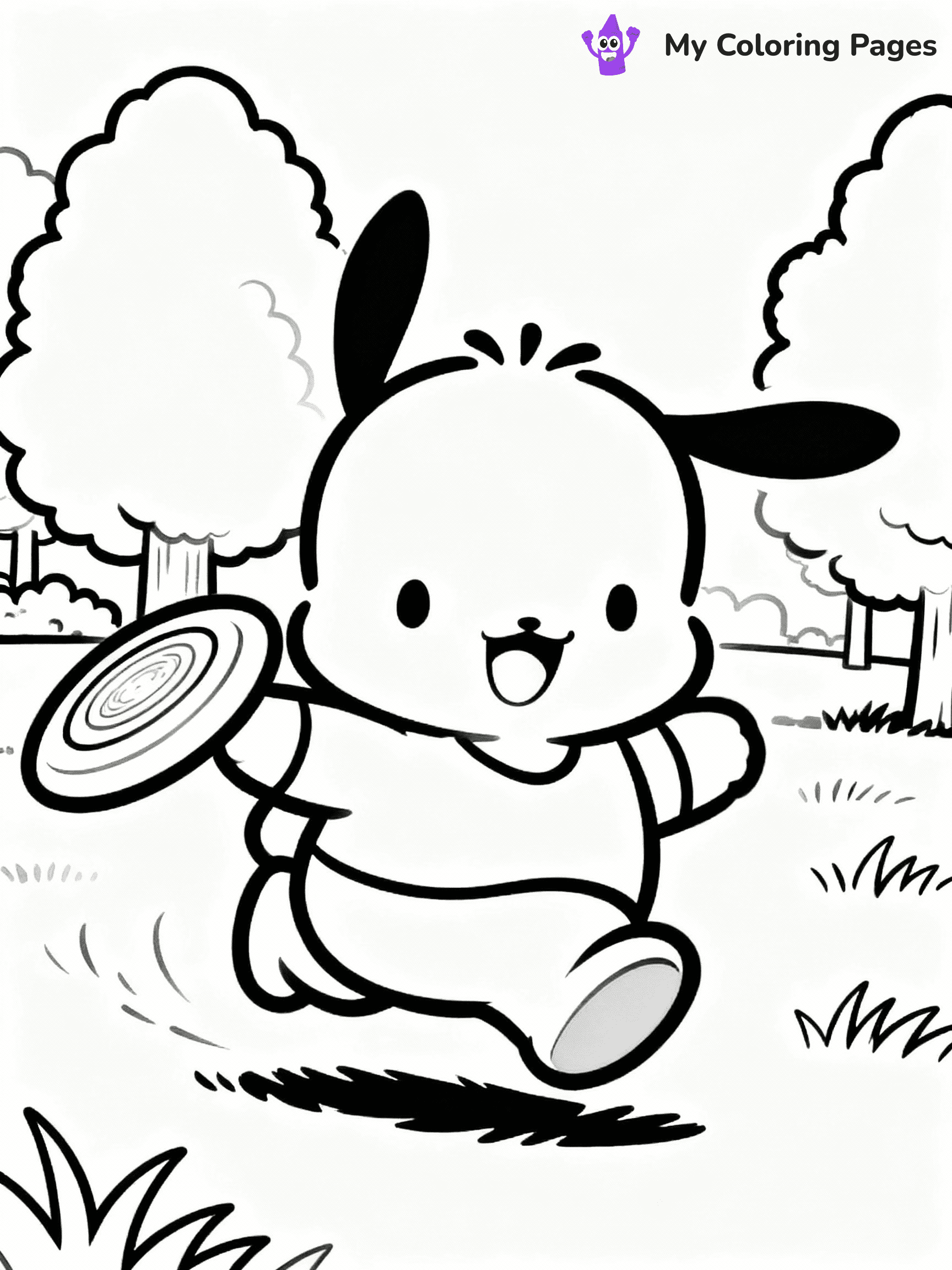 Pochacco Coloring Pages - 1