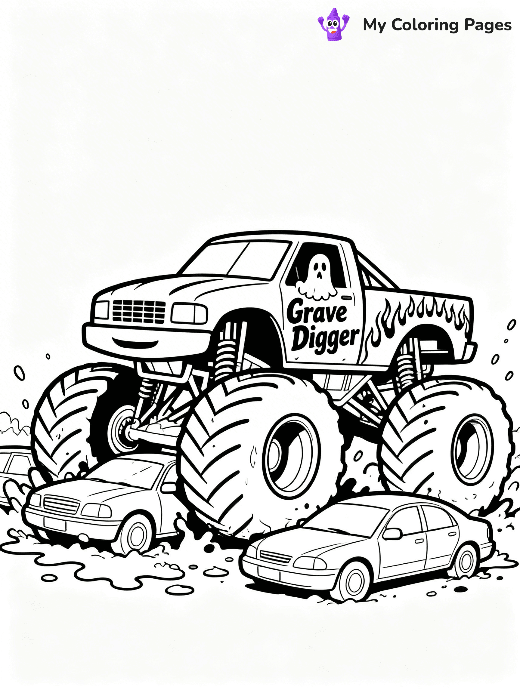 Grave Digger Coloring Pages - 12