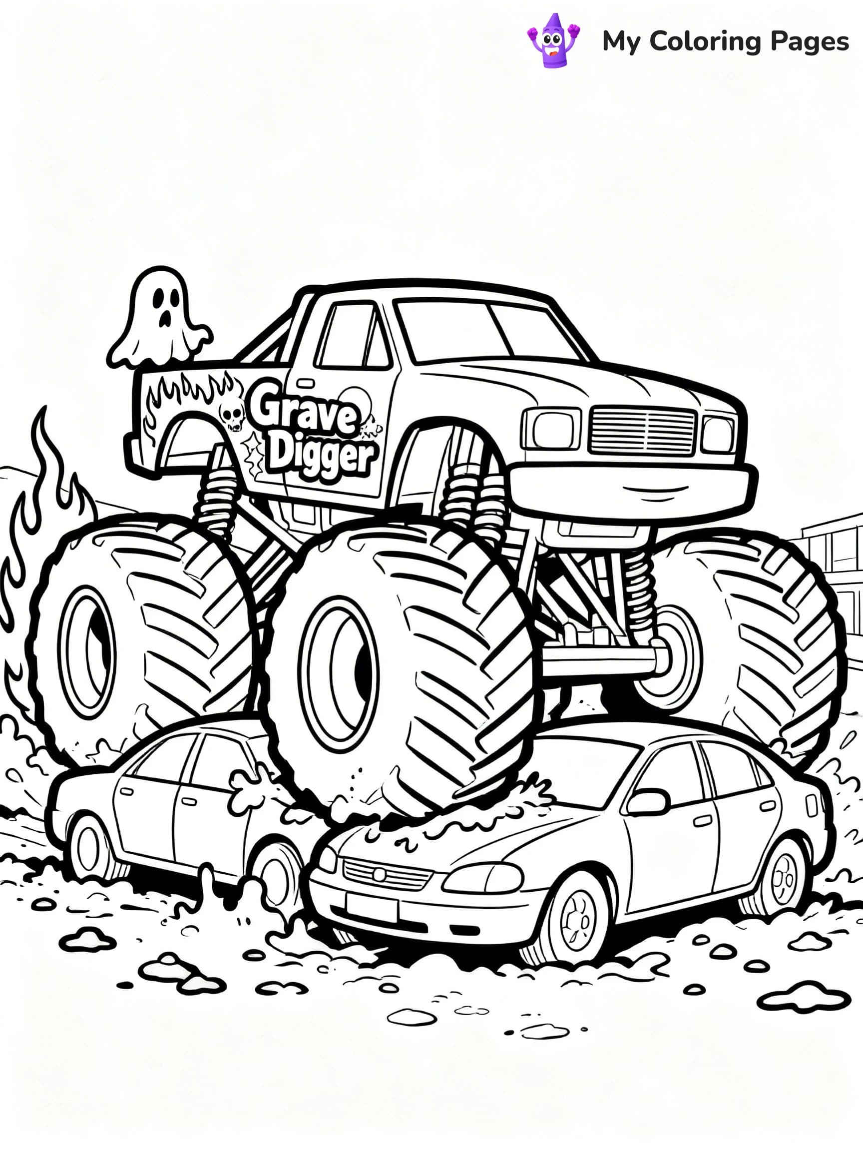 Grave Digger Coloring Pages - 8