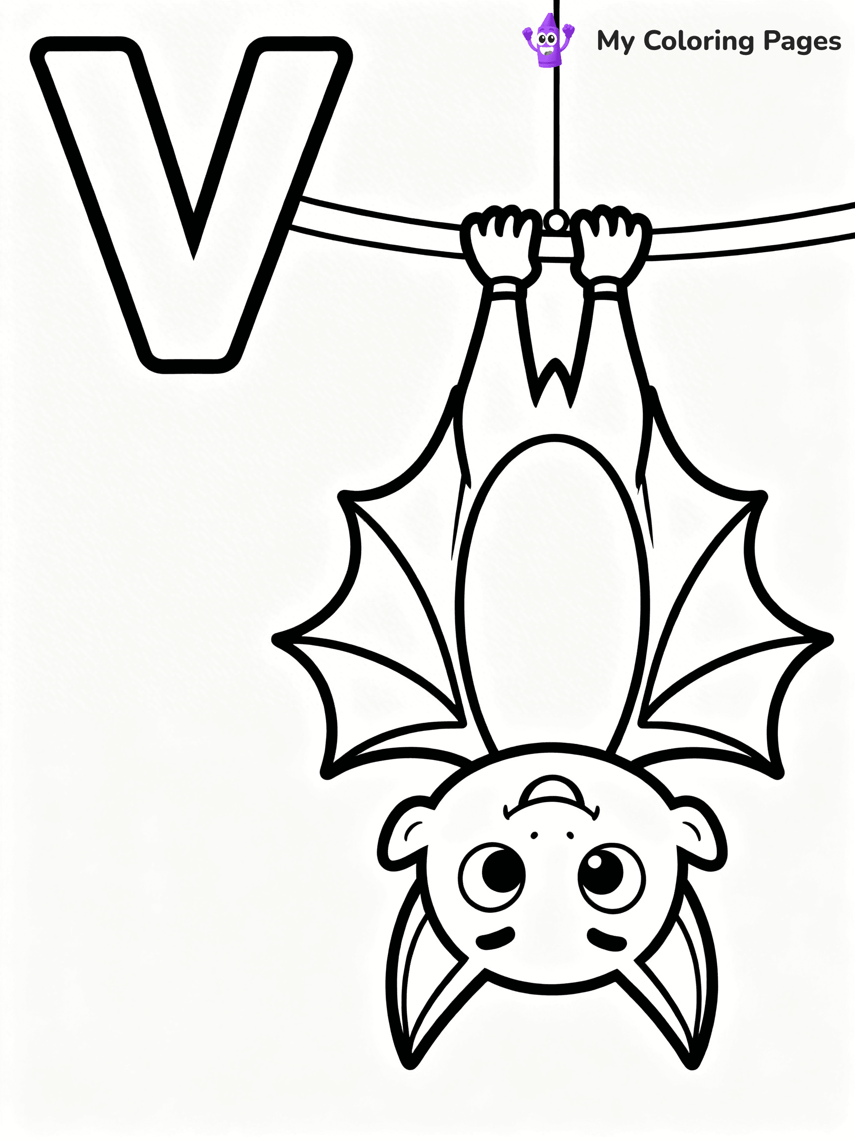 Letter V Coloring Pages - 38