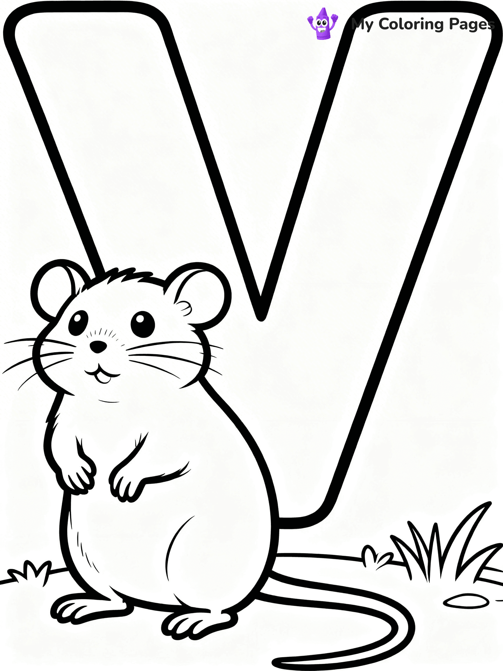 Letter V Coloring Pages - 32