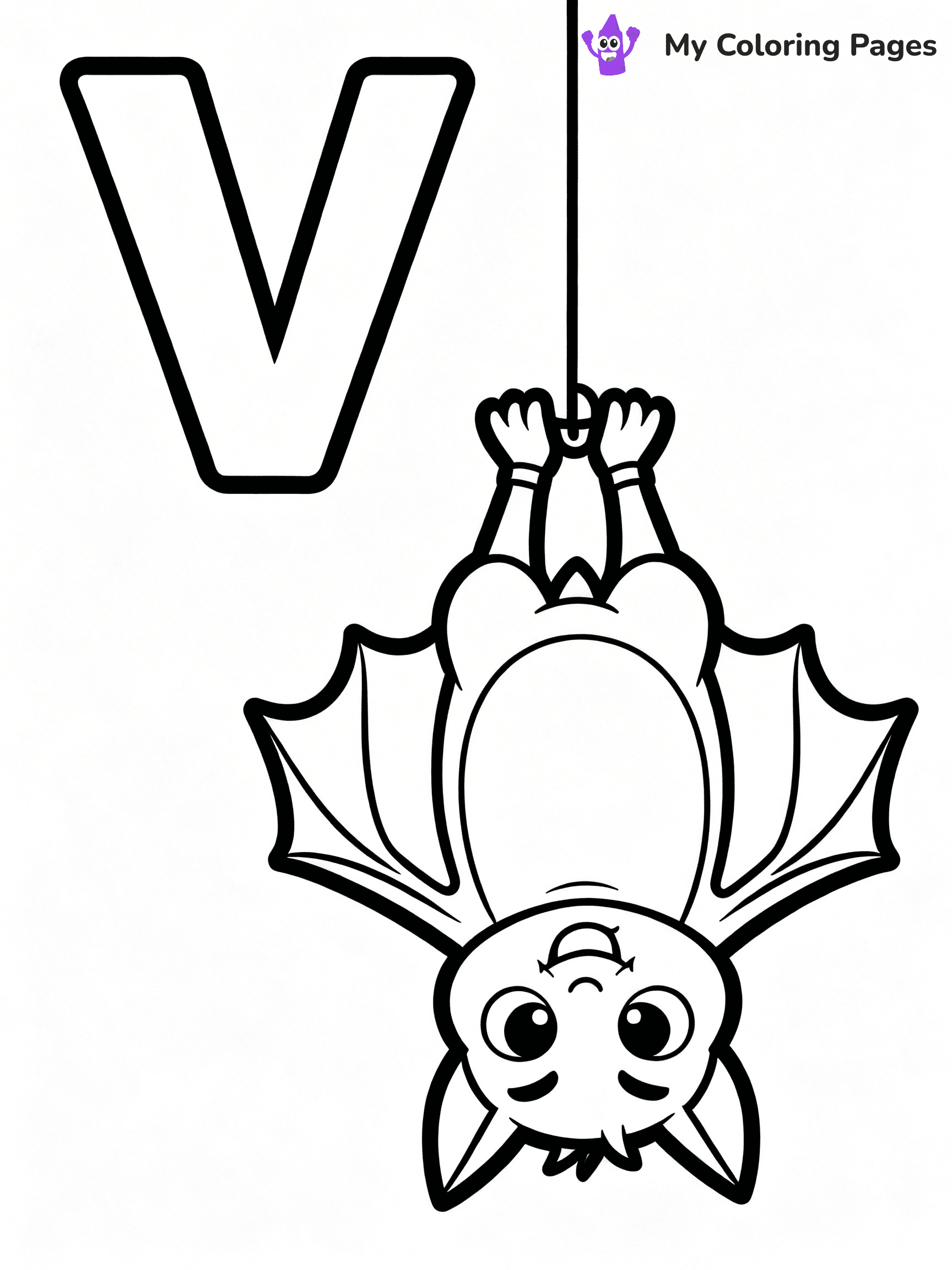 Letter V Coloring Pages - 33