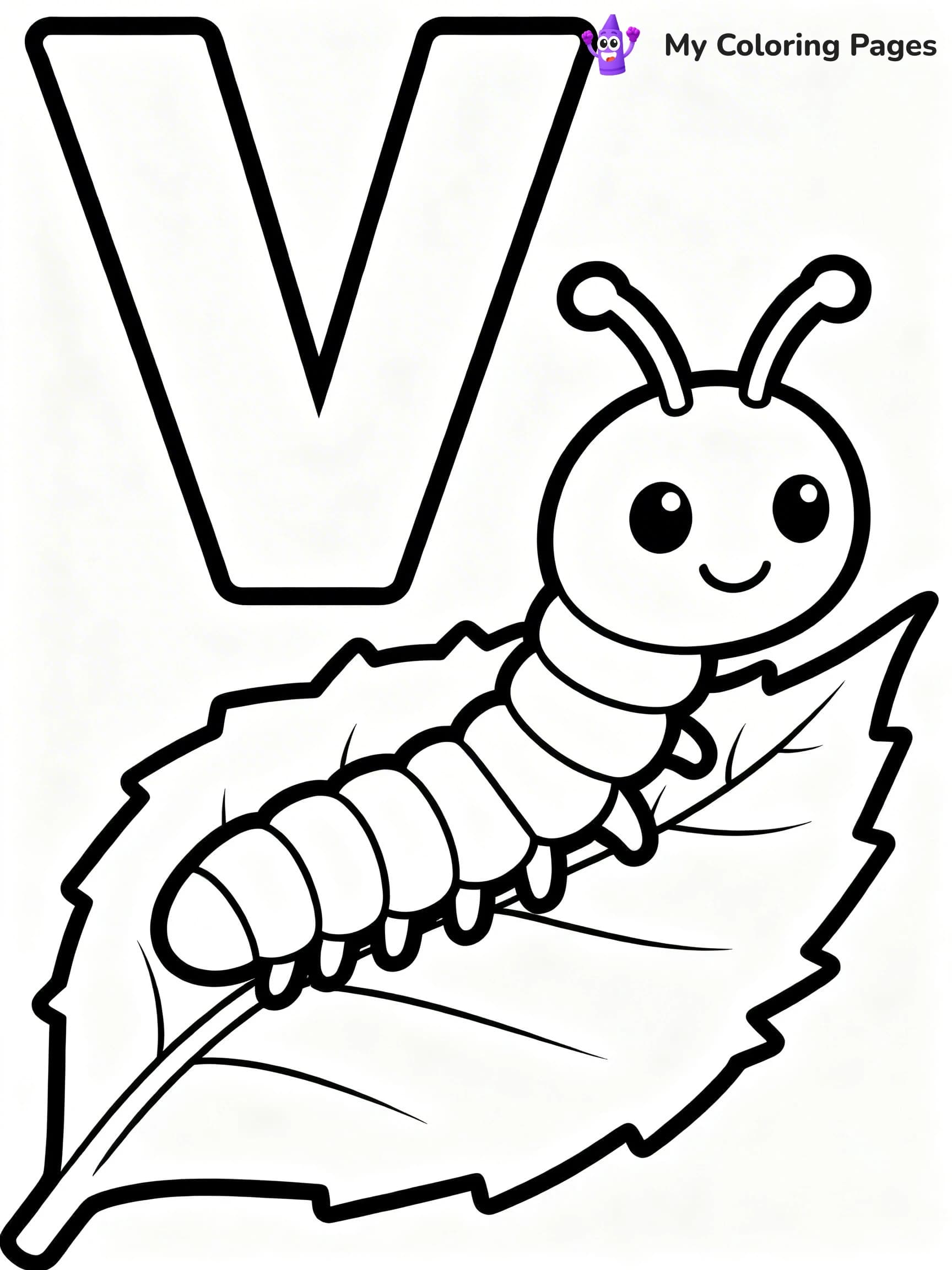 Letter V Coloring Pages - 14