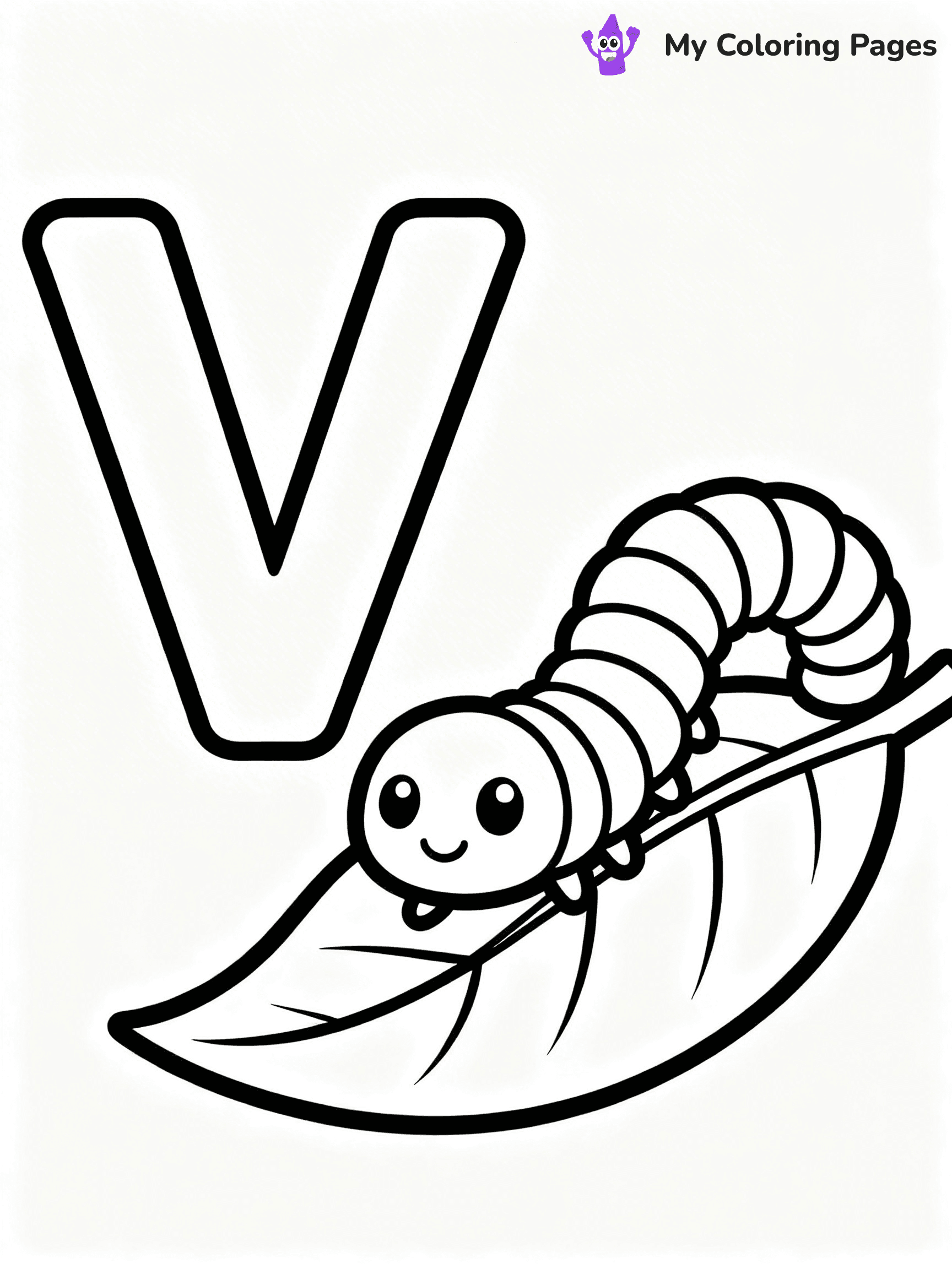 Letter V Coloring Pages - 13