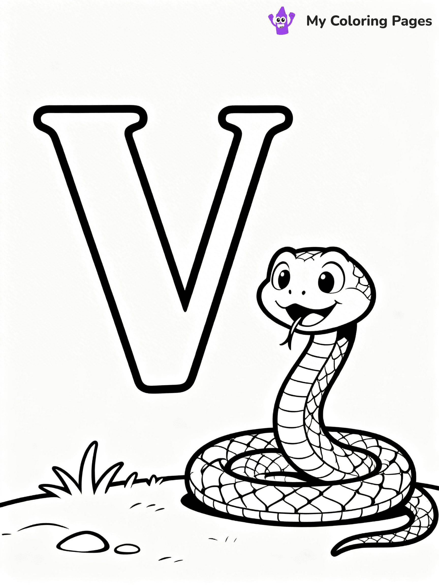Letter V Coloring Pages - 11