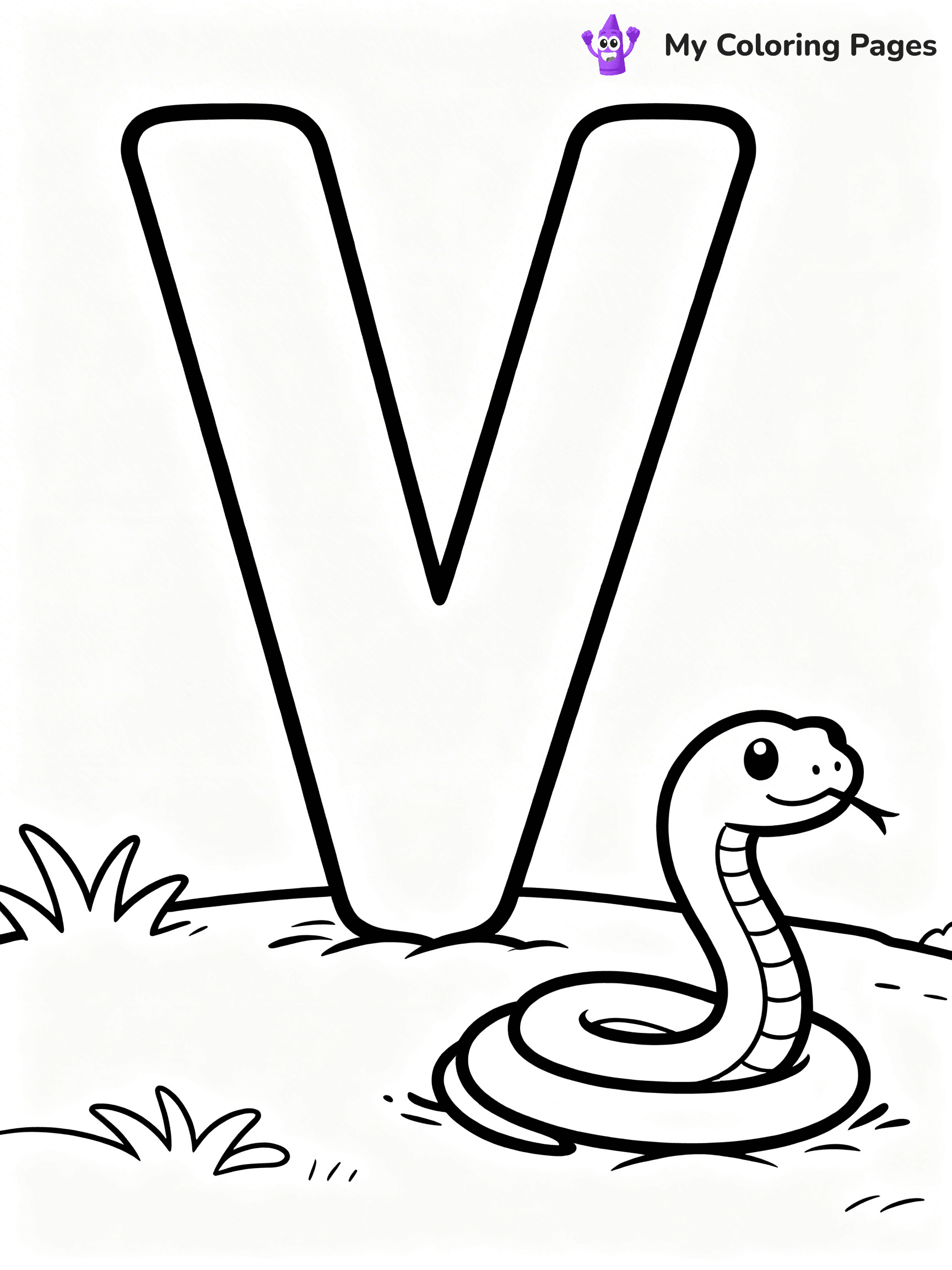 Letter V Coloring Pages - 10