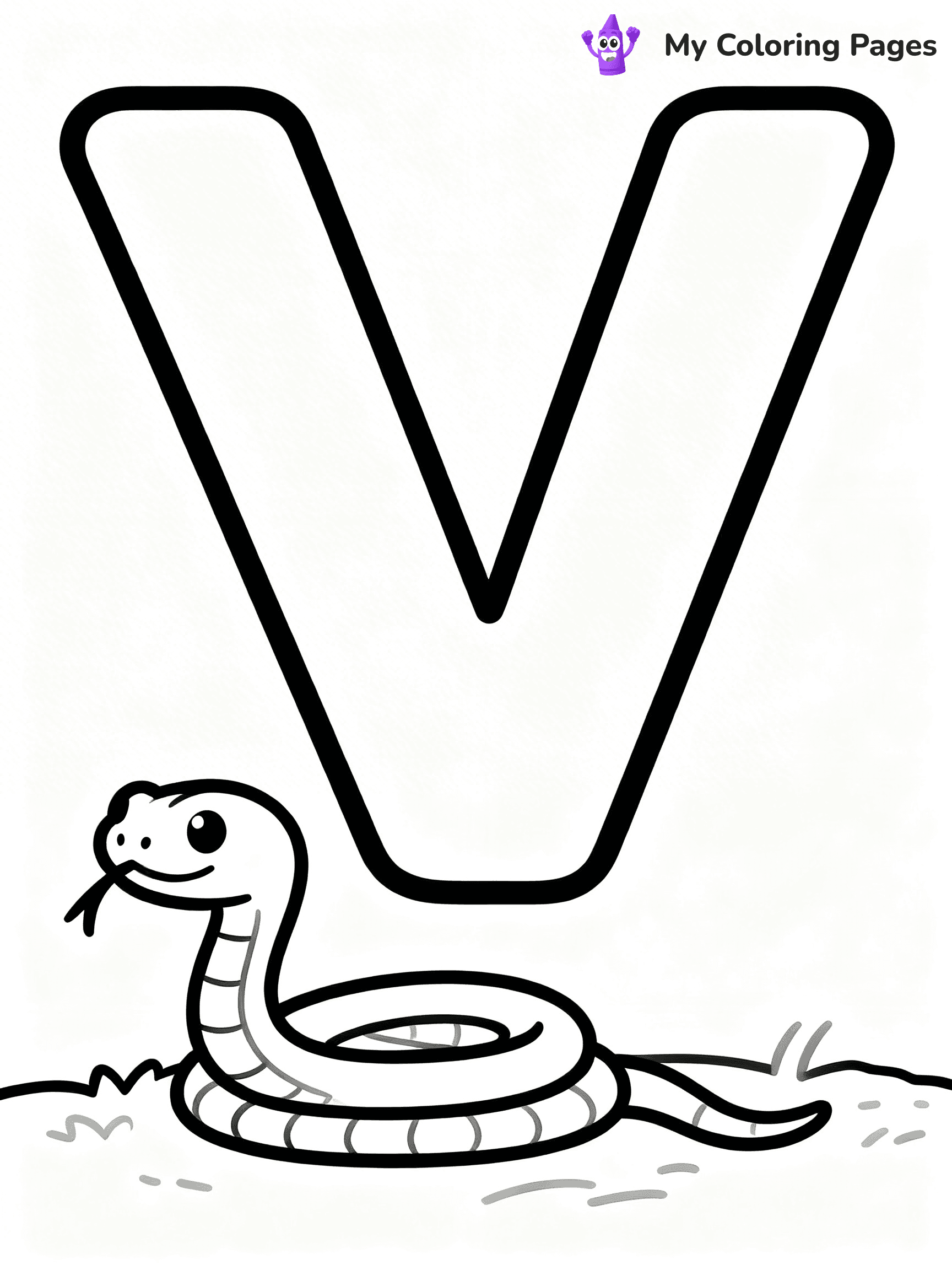 Letter V Coloring Pages - 6