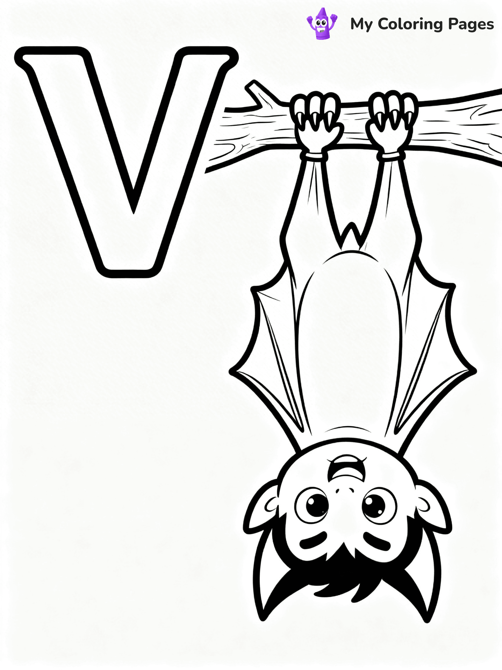 Letter V Coloring Pages - 5